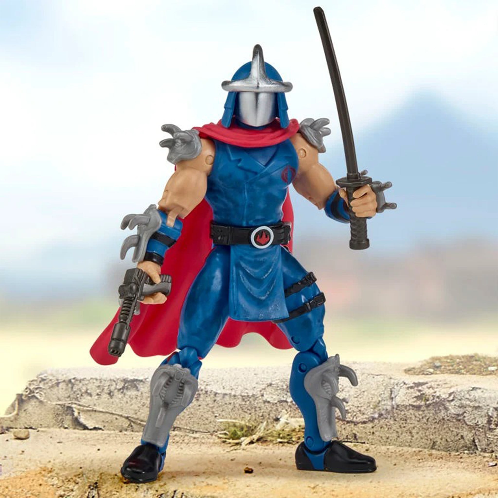 Teenage Mutant Ninja Turtles x GI Joe Shredder as Cobra Commander Figure