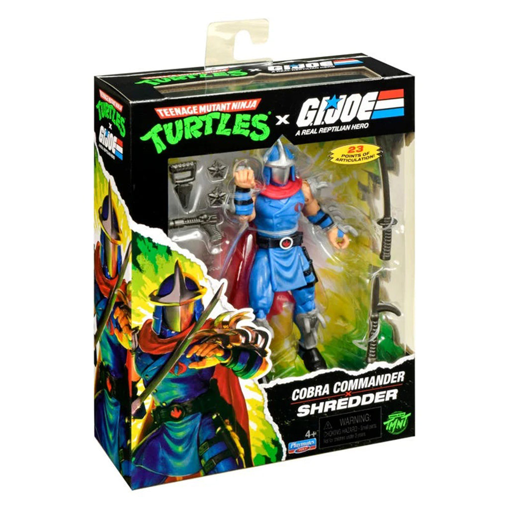 Teenage Mutant Ninja Turtles x GI Joe Shredder as Cobra Commander Figure