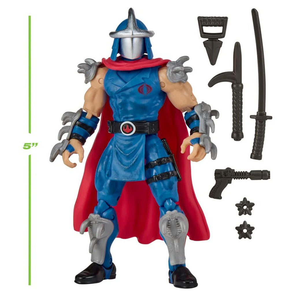 Teenage Mutant Ninja Turtles x GI Joe Shredder as Cobra Commander Figure