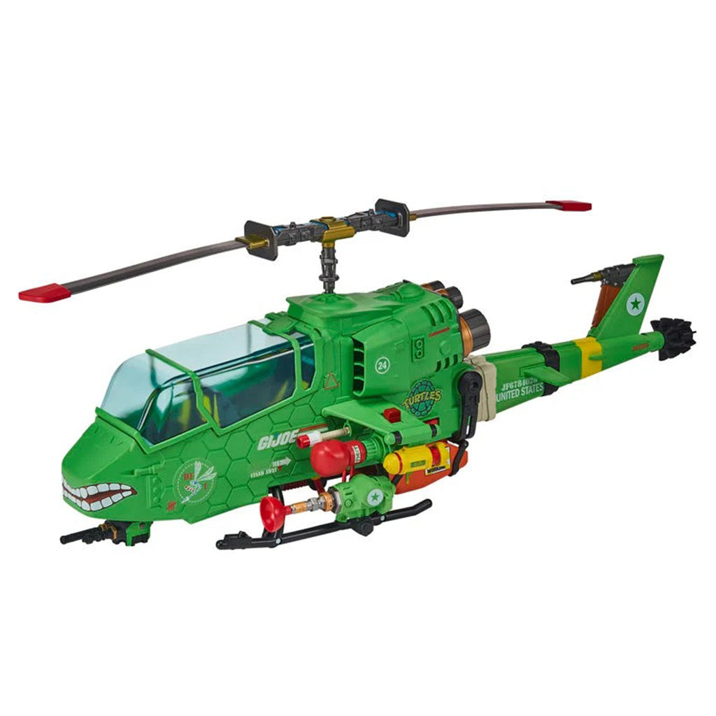 Teenage Mutant Ninja Turtles x GI Joe Turtle-Fly Copter Playmates Vehicle