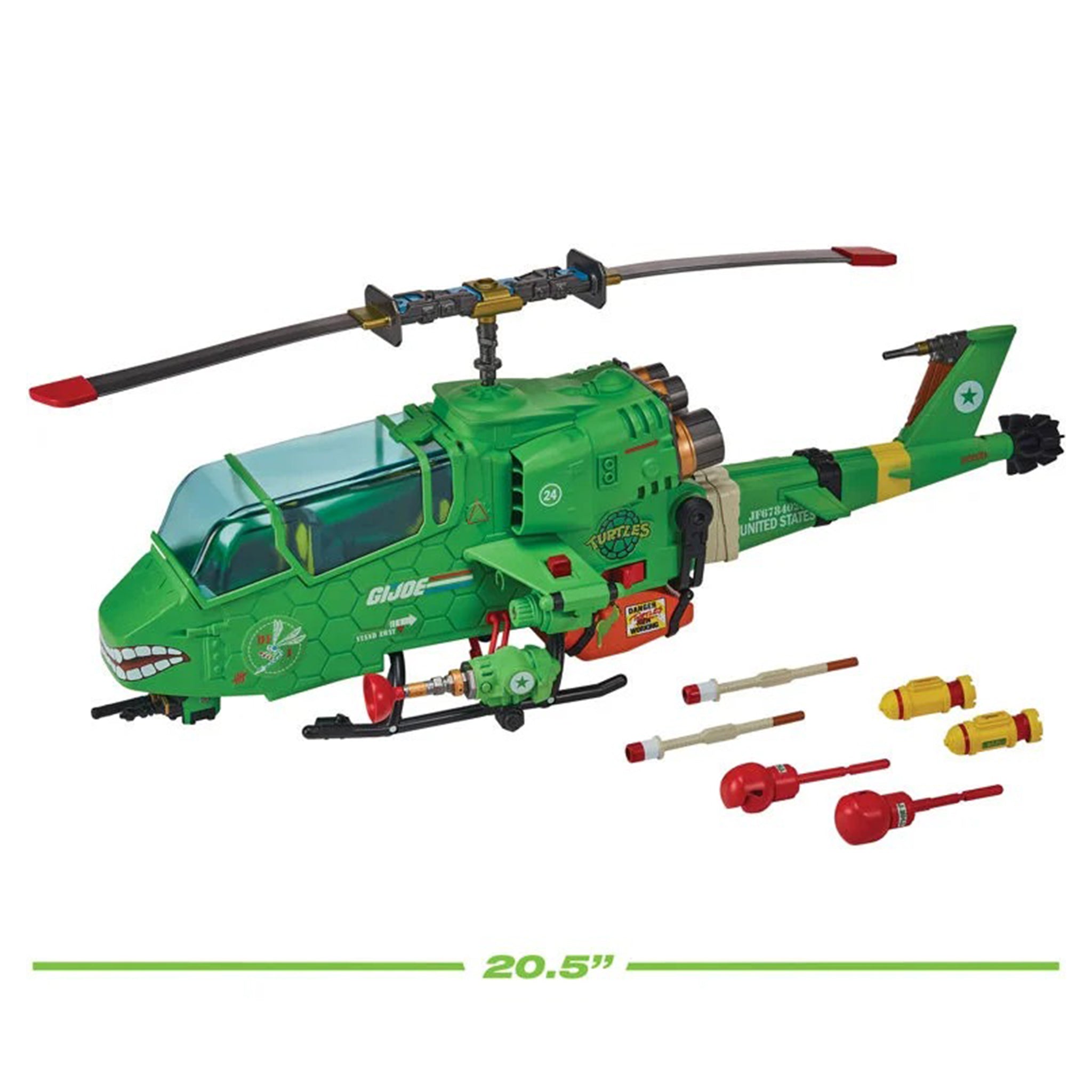 Teenage Mutant Ninja Turtles x GI Joe Turtle-Fly Copter Playmates Vehicle