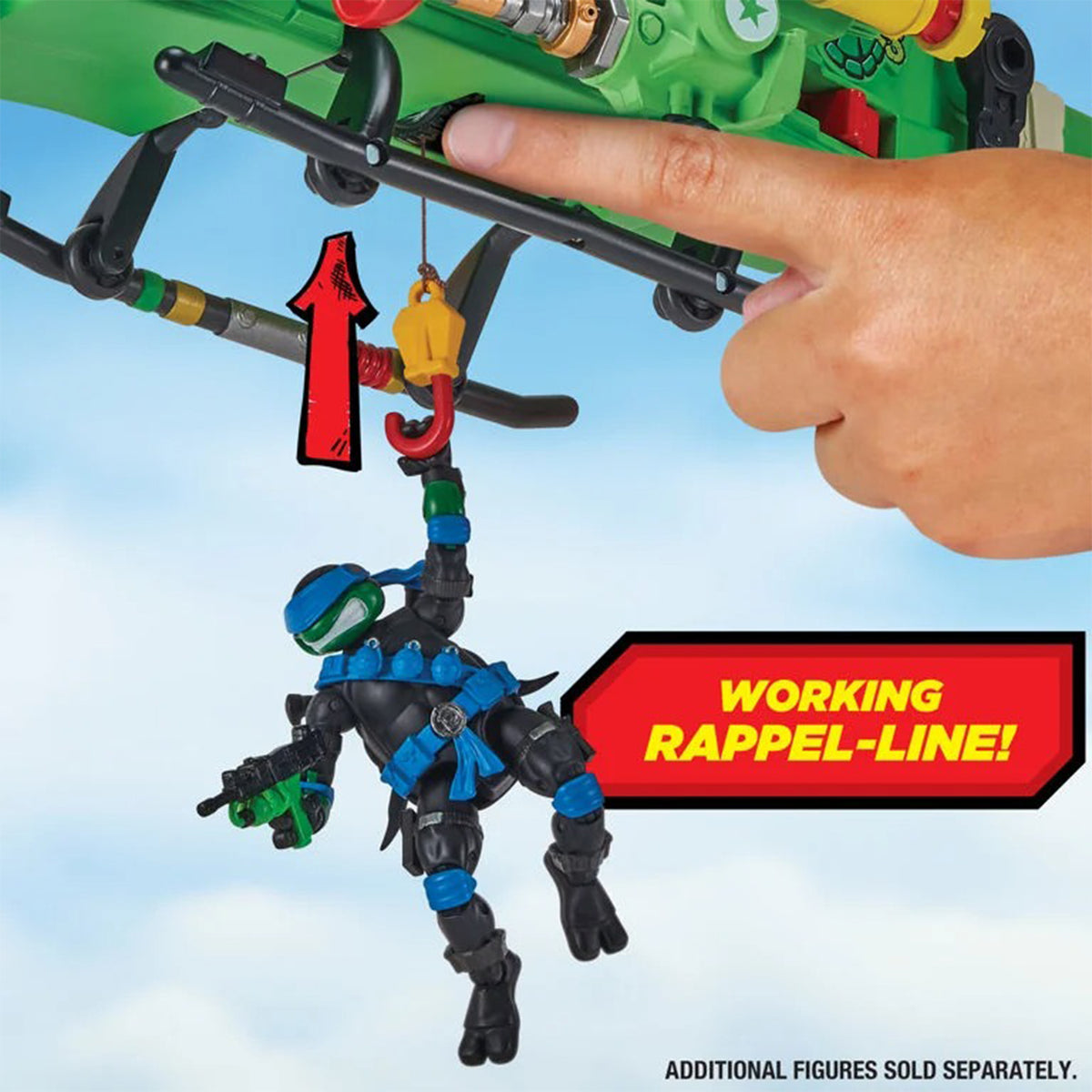 Teenage Mutant Ninja Turtles x GI Joe Turtle-Fly Copter Playmates Vehicle