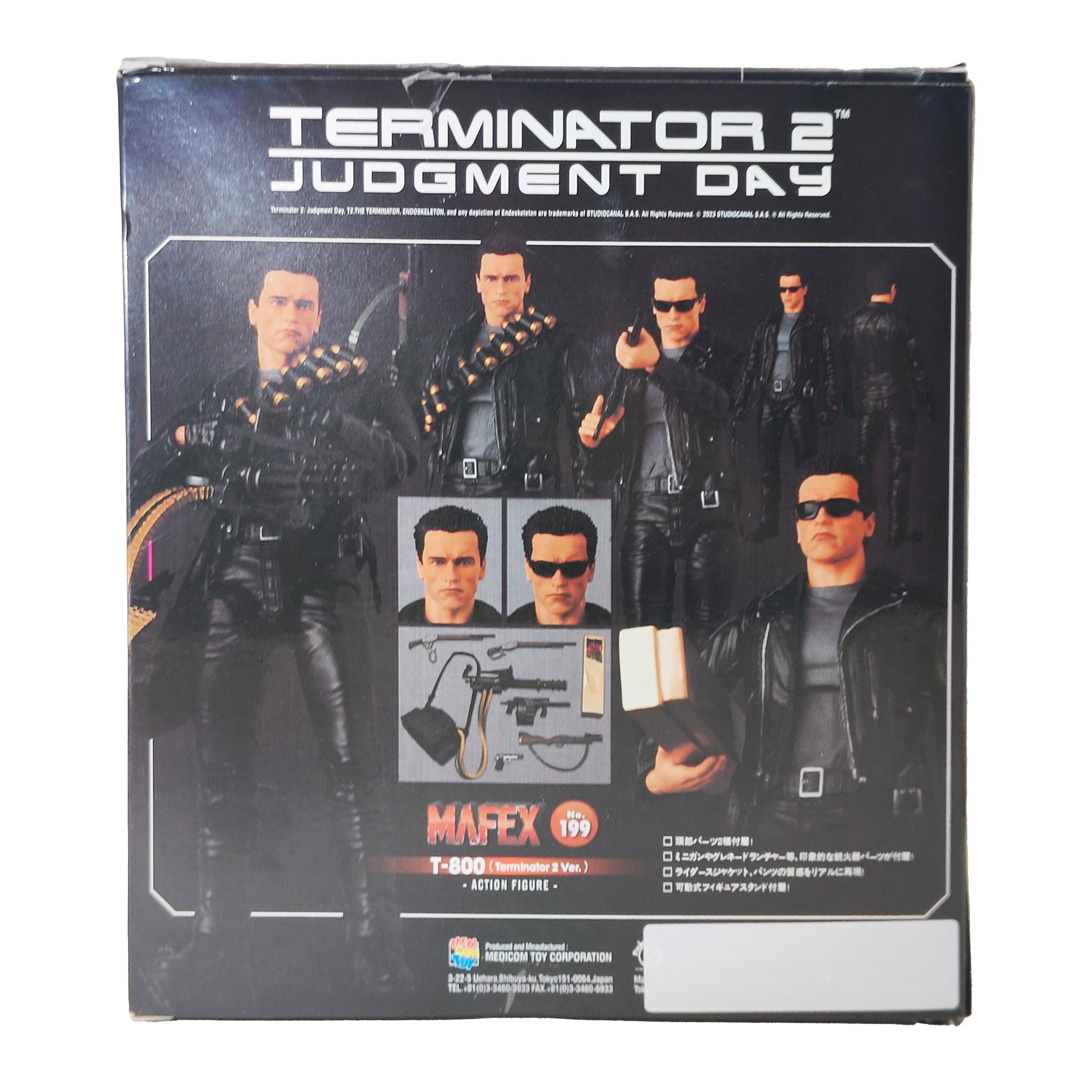 Terminator 2 Judgment Day T-800 MAFEX 199 Medicom Action Figure