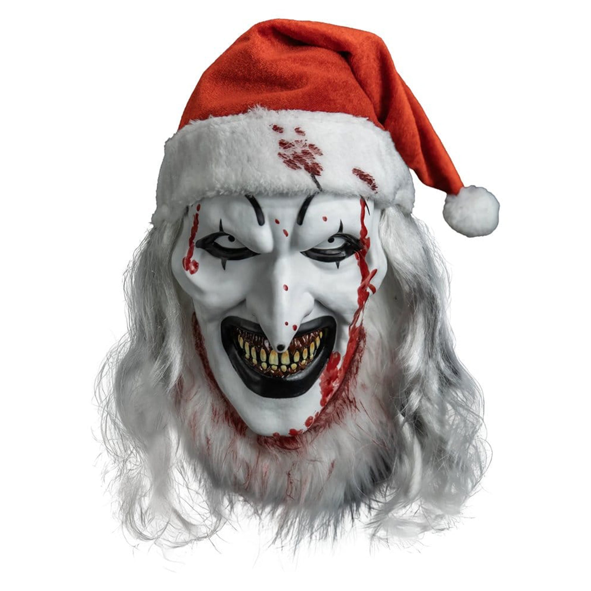 Terrifier 3 Santa Art the Clown Trick Or Treat Studios Deluxe Injection Mask – Terrifier, Trick or Treat Studios, 35 cm, brand new collector item, Uncanny Collectibles Dublin Ireland