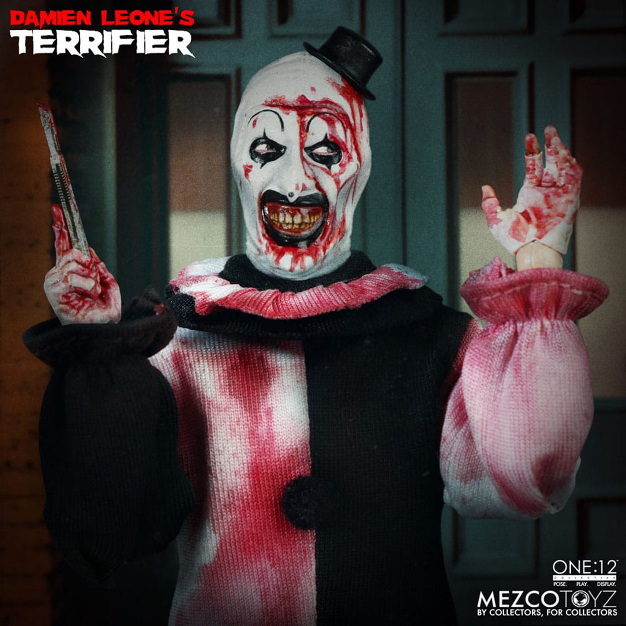 Terrifier Art The Clown Mezco Toyz One:12 Collective Deluxe Action Figure 2025 17cm – Terrifier, Mezco Toyz, 17 cm, 2025, brand new collector item, Uncanny Collectibles Dublin Ireland