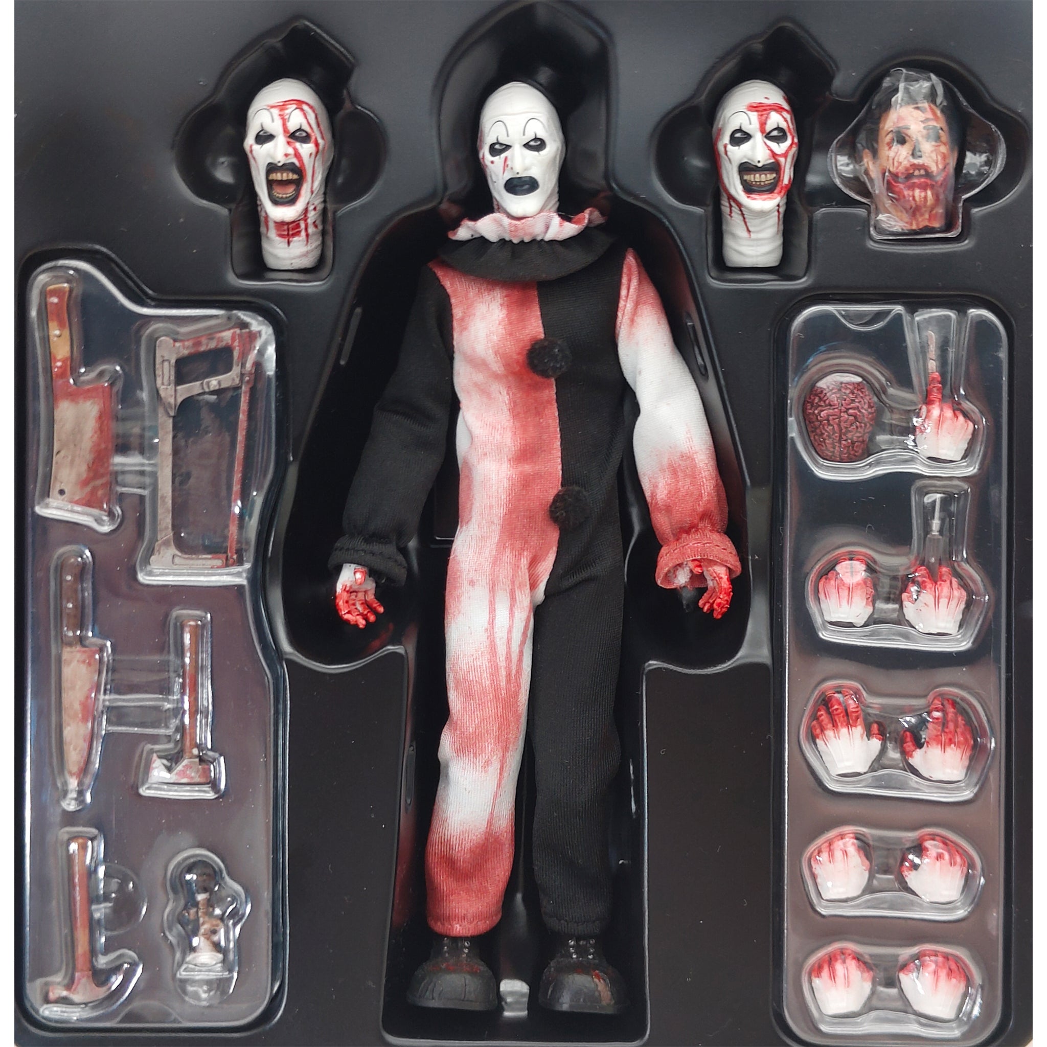Terrifier Art the Clown One:12 Collective Deluxe Mezco Action Figure - Used