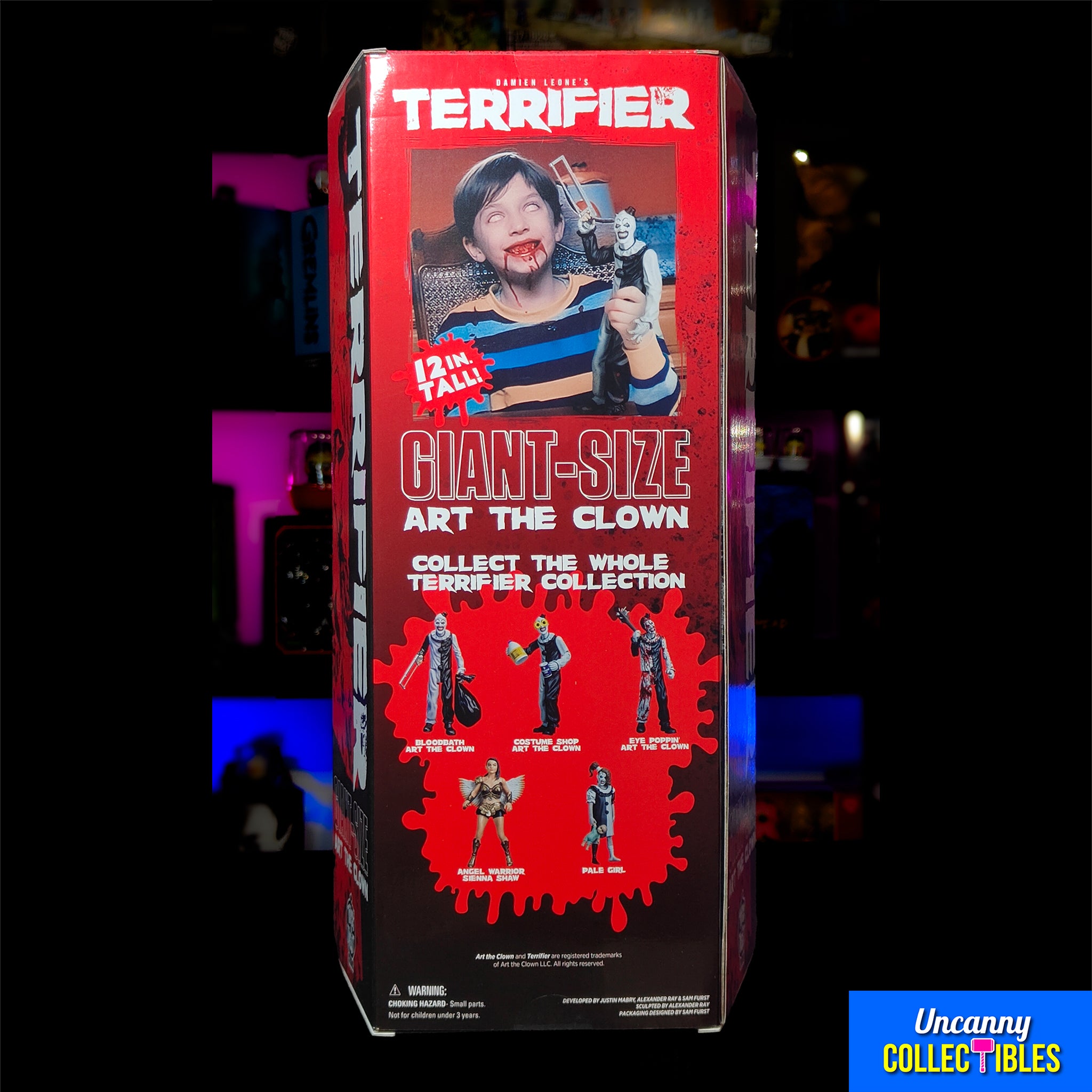 Terrifier Giant Sized Art The Clown Trick or Treat Studios Action Figure 30cm – Terrifier, Trick or Treat Studios, 30 cm, brand new collector item, Uncanny Collectibles Dublin Ireland