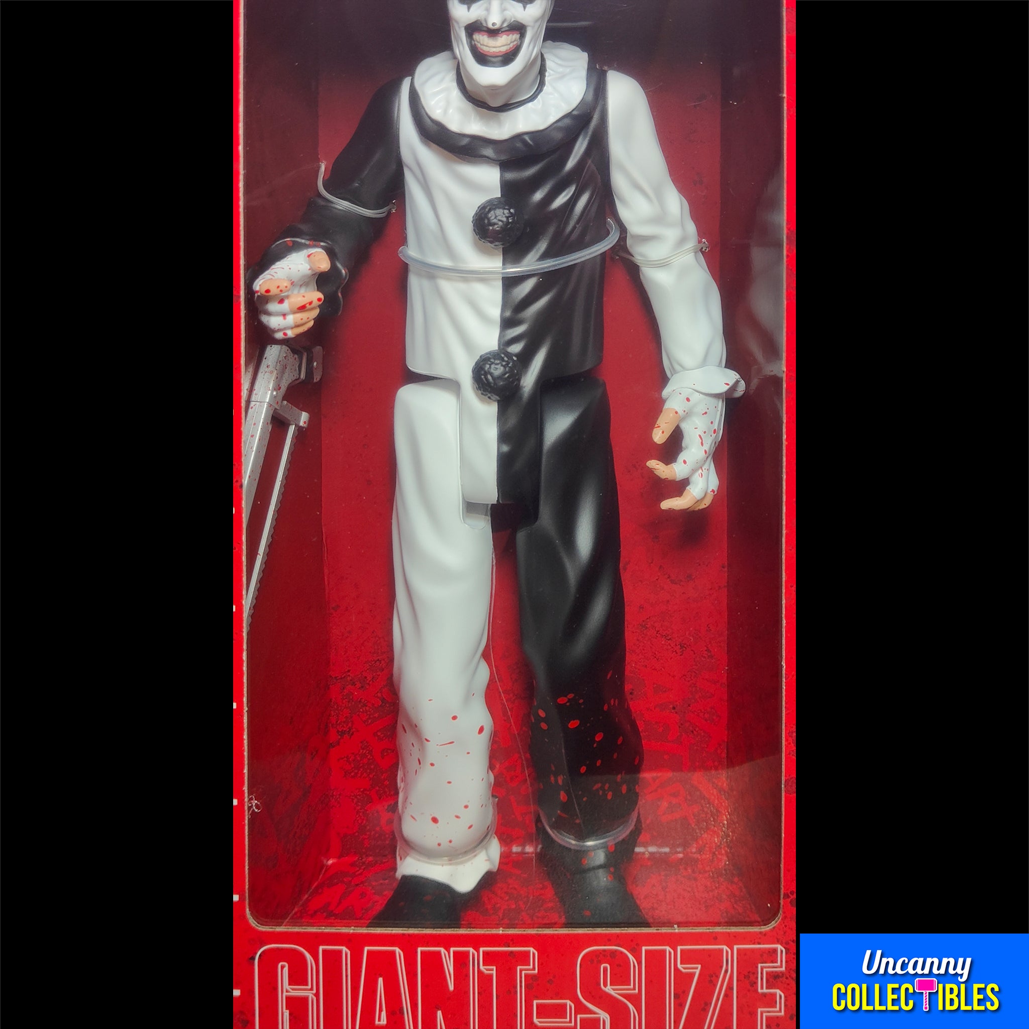 Terrifier Giant Sized Art The Clown Trick or Treat Studios Action Figure 30cm – Terrifier, Trick or Treat Studios, 30 cm, brand new collector item, Uncanny Collectibles Dublin Ireland