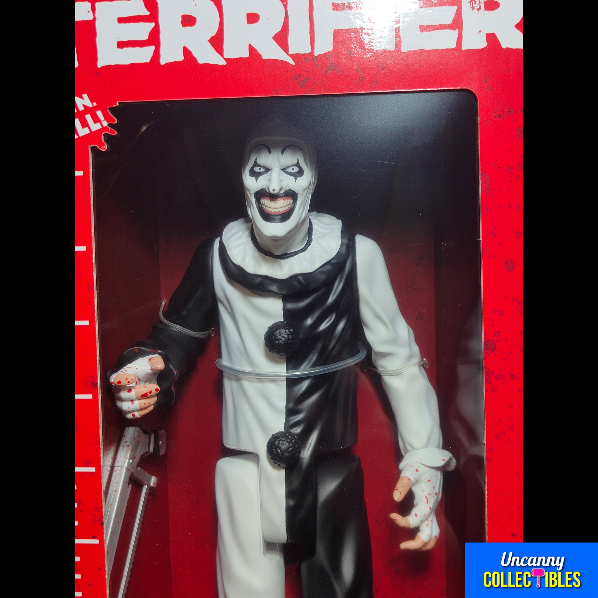 Terrifier Giant Sized Art The Clown Trick or Treat Studios Action Figure 30cm – Terrifier, Trick or Treat Studios, 30 cm, brand new collector item, Uncanny Collectibles Dublin Ireland