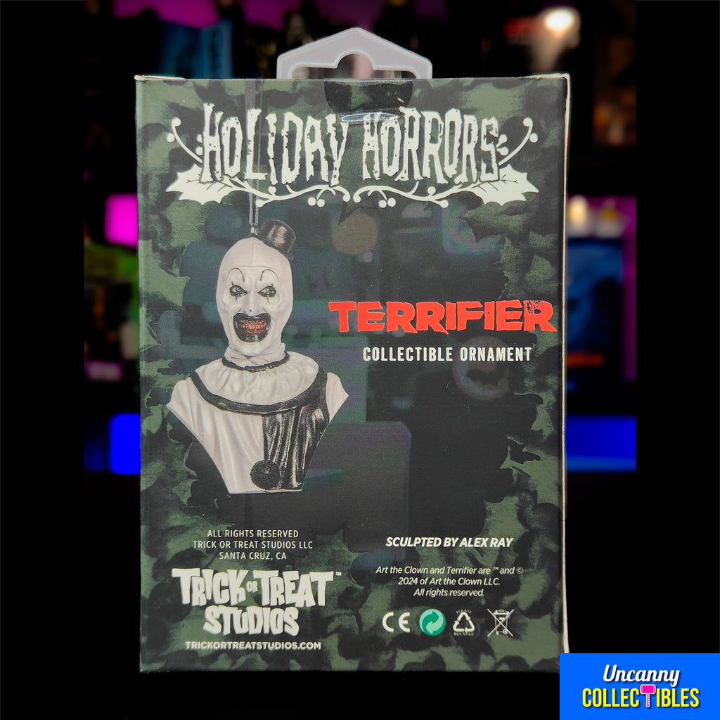 Terrifier Art The Clown Trick Or Treat Studios Holiday Horrors Ornament 9cm