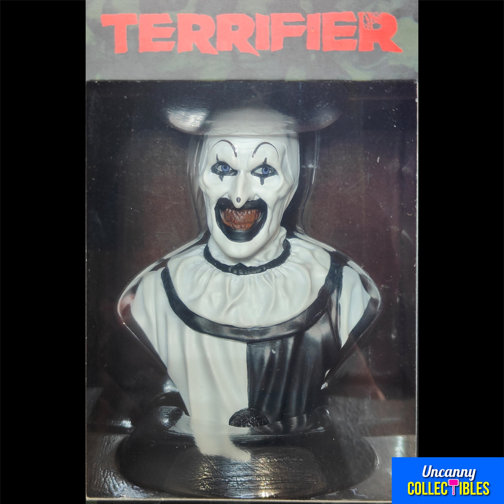 Terrifier Art The Clown Trick Or Treat Studios Holiday Horrors Ornament 9cm – Terrifier, Trick or Treat Studios, 9 cm, brand new collector item, Uncanny Collectibles Dublin Ireland