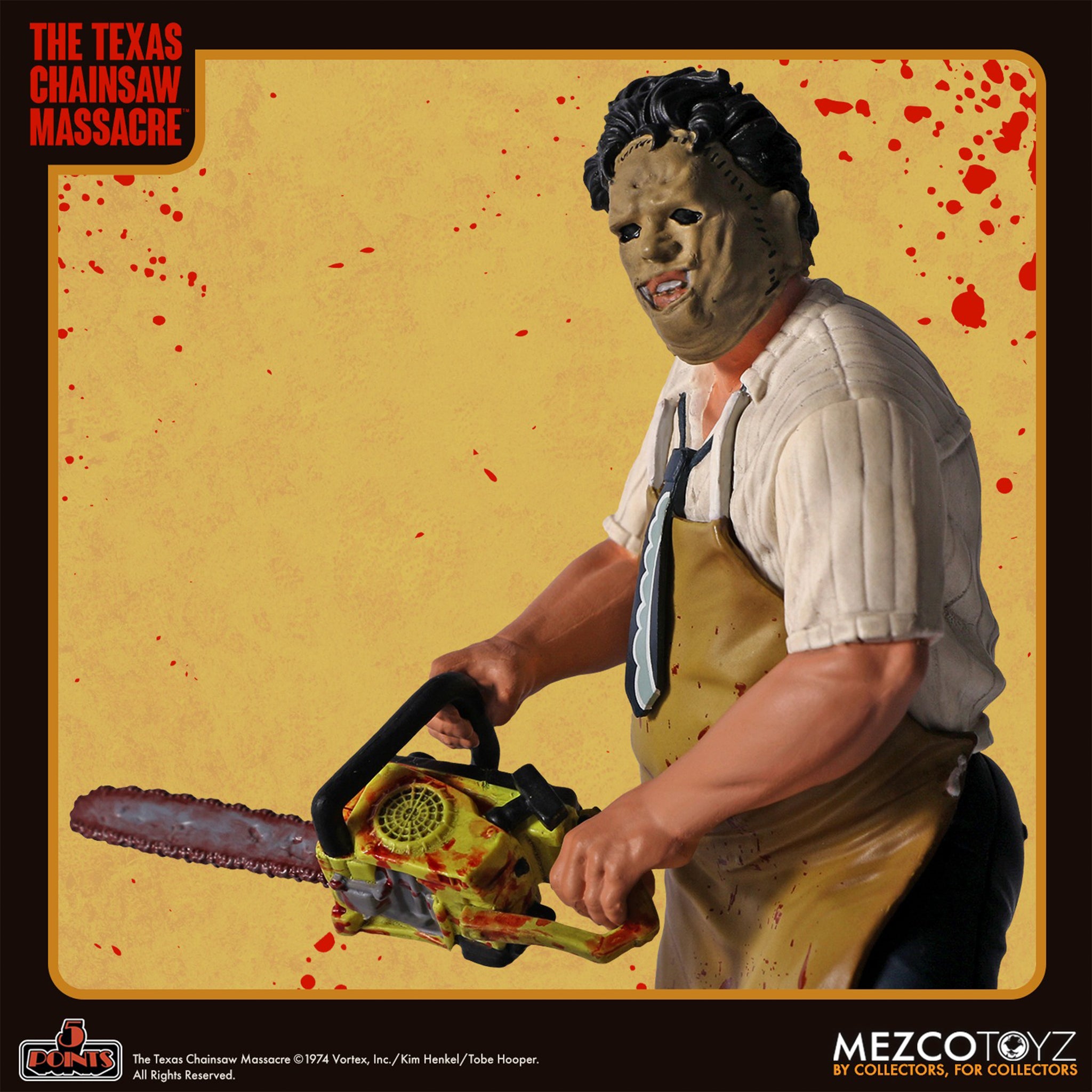 Texas Chainsaw Massacre 1974 Leatherface 5 Points Mezco Toyz Figure – photo 4 of 6