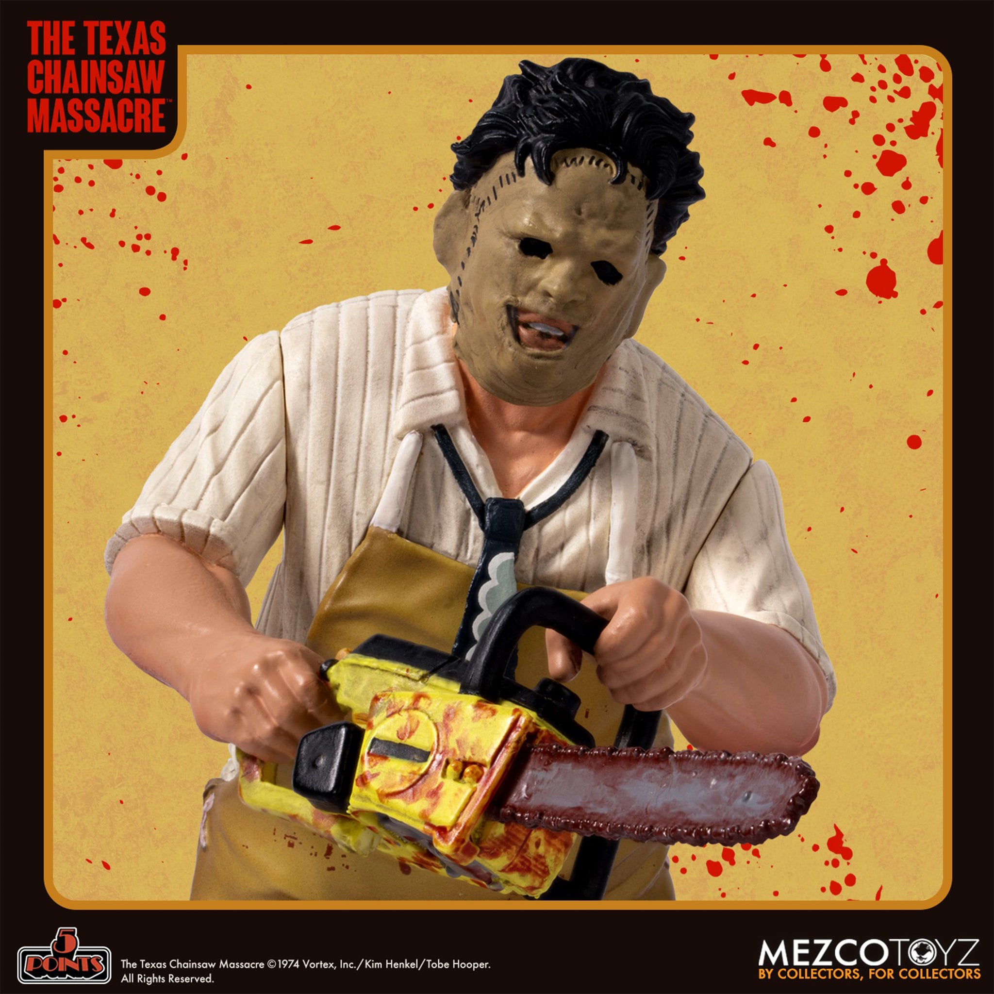 Texas Chainsaw Massacre 1974 Leatherface 5 Points Mezco Toyz Figure – photo 5 of 6
