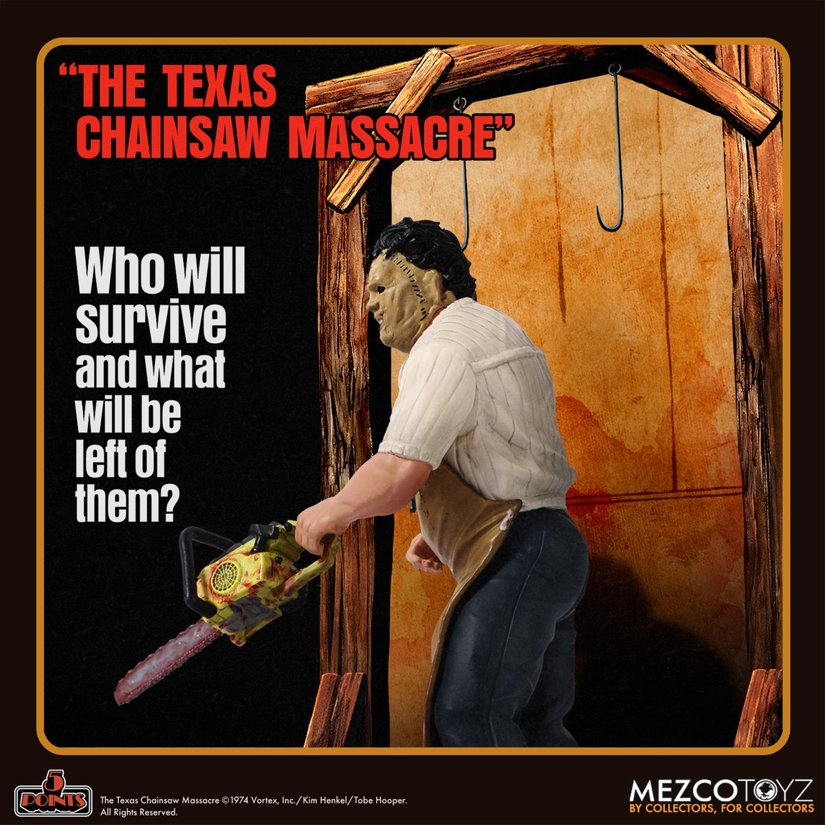 Texas Chainsaw Massacre 1974 Leatherface 5 Points Mezco Toyz Figure – photo 6 of 6