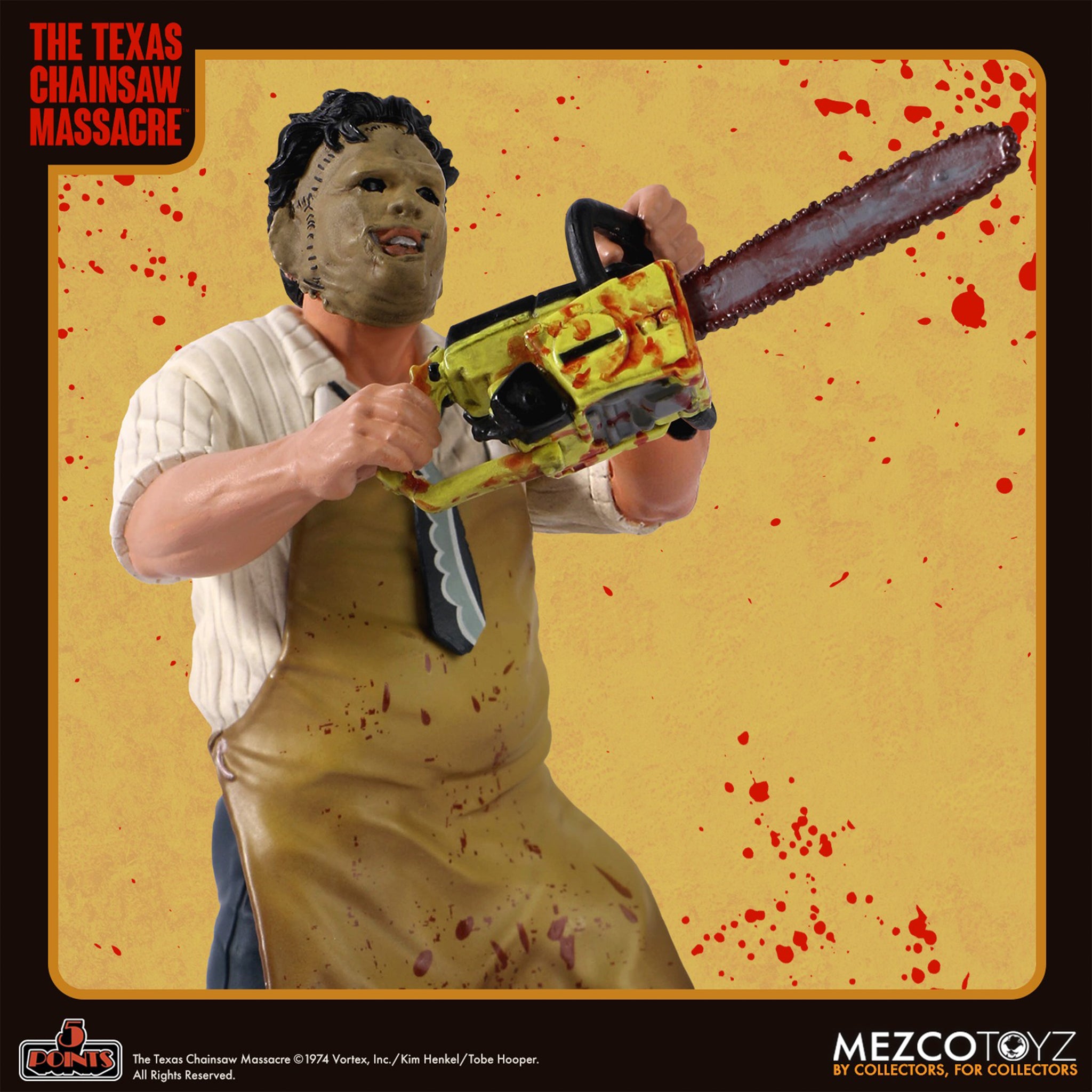 Texas Chainsaw Massacre 1974 Leatherface 5 Points Mezco Toyz Figure – photo 3 of 6