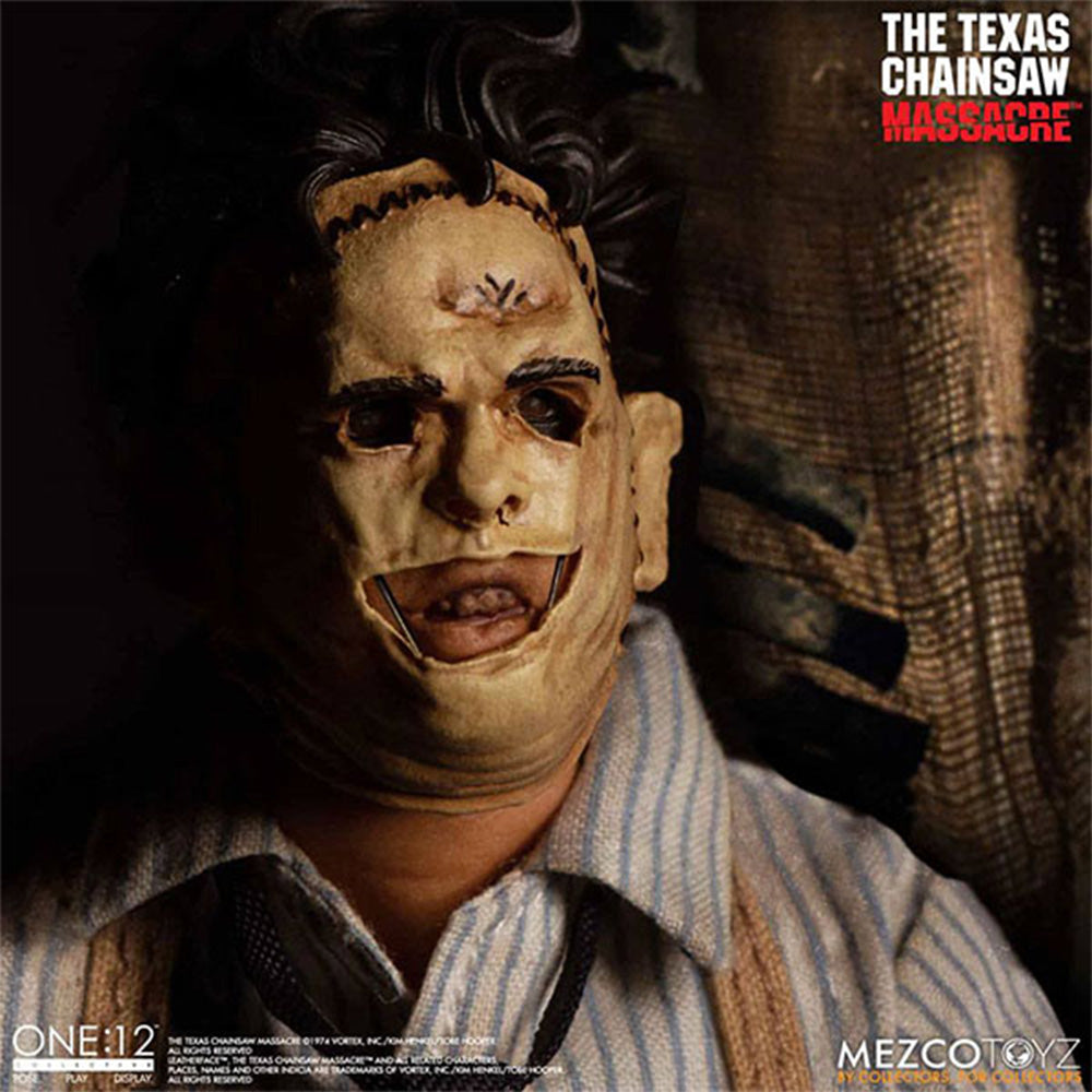 Texas Chainsaw Massacre 1974 Leatherface One:12 Collective Deluxe Edition Action Figure 17cm – Texas Chainsaw Massacre, Mezco Toyz, 17 cm, brand new collector item, Uncanny Collectibles Dublin Ireland