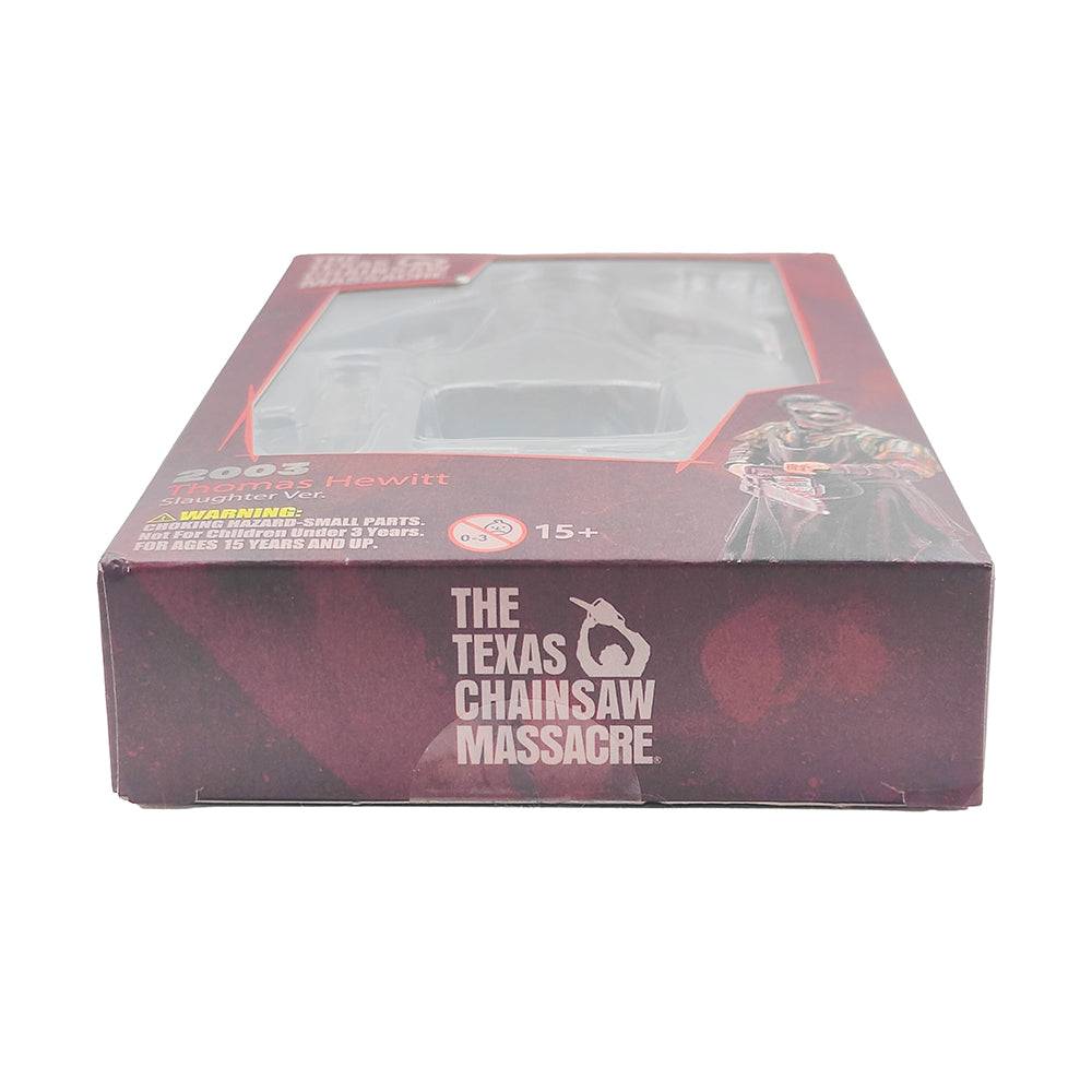 Texas Chainsaw Massacre 2003 Leatherface Thomas Hewitt  1:18 Scale Slaughter Version Hiya Toys 11 cm Action Figure  Exquisite Mini Series – Texas Chainsaw Massacre, Hiya Toys, 11 cm, 2021, pre-owned collector piece, Uncanny Collectibles Dublin Ireland