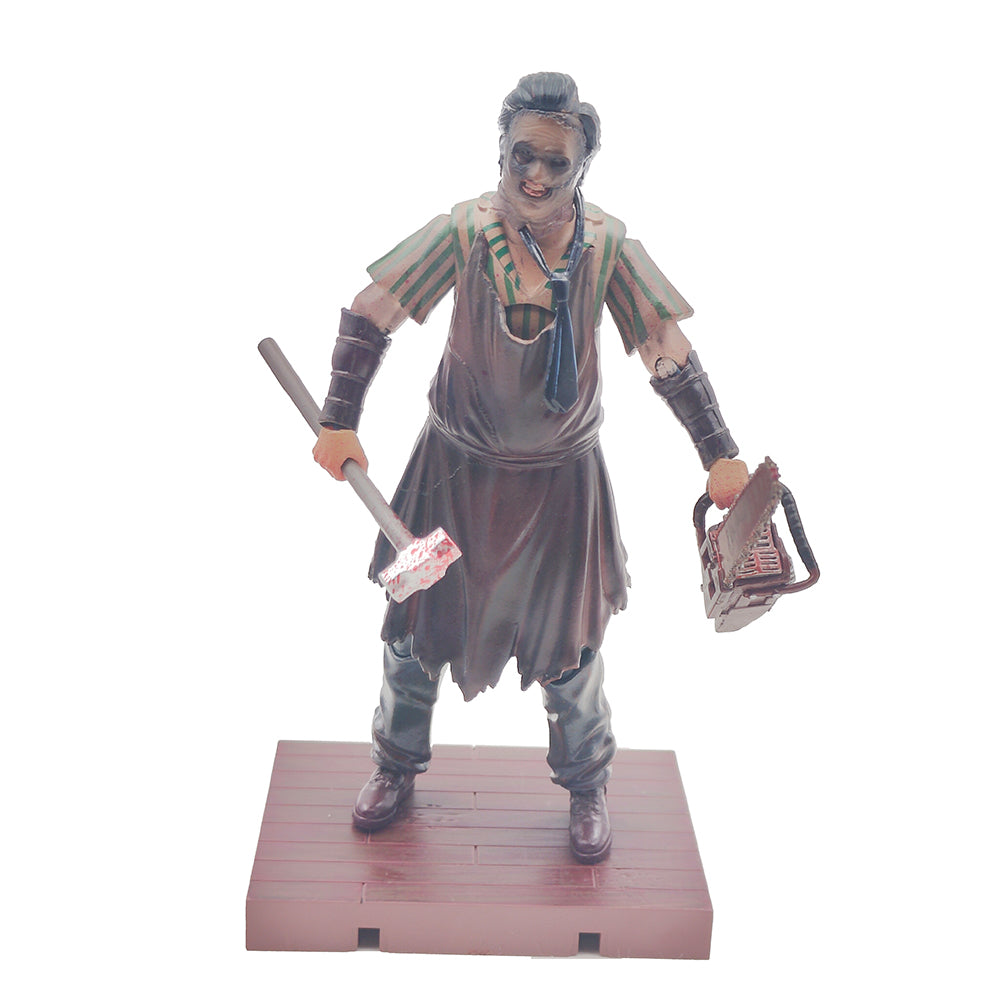 Texas Chainsaw Massacre 2003 Leatherface Thomas Hewitt  1:18 Scale Slaughter Version Hiya Toys 11 cm Action Figure  Exquisite Mini Series – Texas Chainsaw Massacre, Hiya Toys, 11 cm, 2021, pre-owned collector piece, Uncanny Collectibles Dublin Ireland