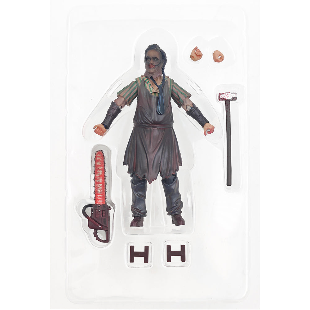 Texas Chainsaw Massacre 2003 Leatherface Thomas Hewitt  1:18 Scale Slaughter Version Hiya Toys 11 cm Action Figure  Exquisite Mini Series – Texas Chainsaw Massacre, Hiya Toys, 11 cm, 2021, pre-owned collector piece, Uncanny Collectibles Dublin Ireland