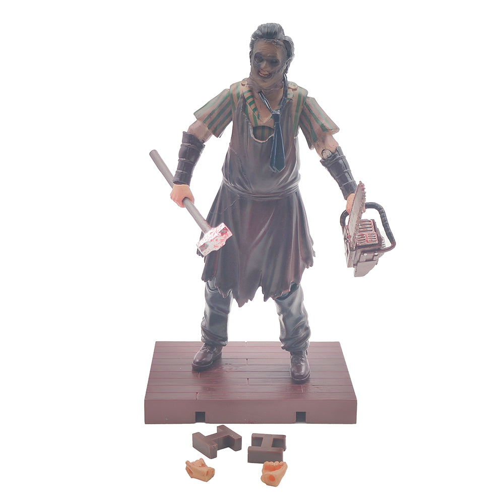 Texas Chainsaw Massacre 2003 Leatherface Thomas Hewitt  1:18 Scale Slaughter Version Hiya Toys 11 cm Action Figure  Exquisite Mini Series – Texas Chainsaw Massacre, Hiya Toys, 11 cm, 2021, pre-owned collector piece, Uncanny Collectibles Dublin Ireland