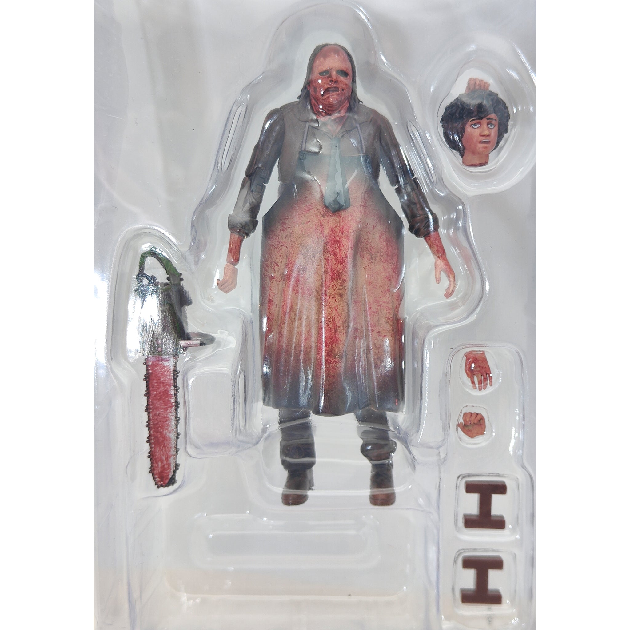 Texas Chainsaw Massacre 2022 Leatherface 1:18 Scale Slaughter Version Hiya Toys Action Figure Exquisite Mini Series 11cm – Texas Chainsaw Massacre, Hiya Toys, 11 cm, 2023, pre-owned collector piece, Uncanny Collectibles Dublin Ireland