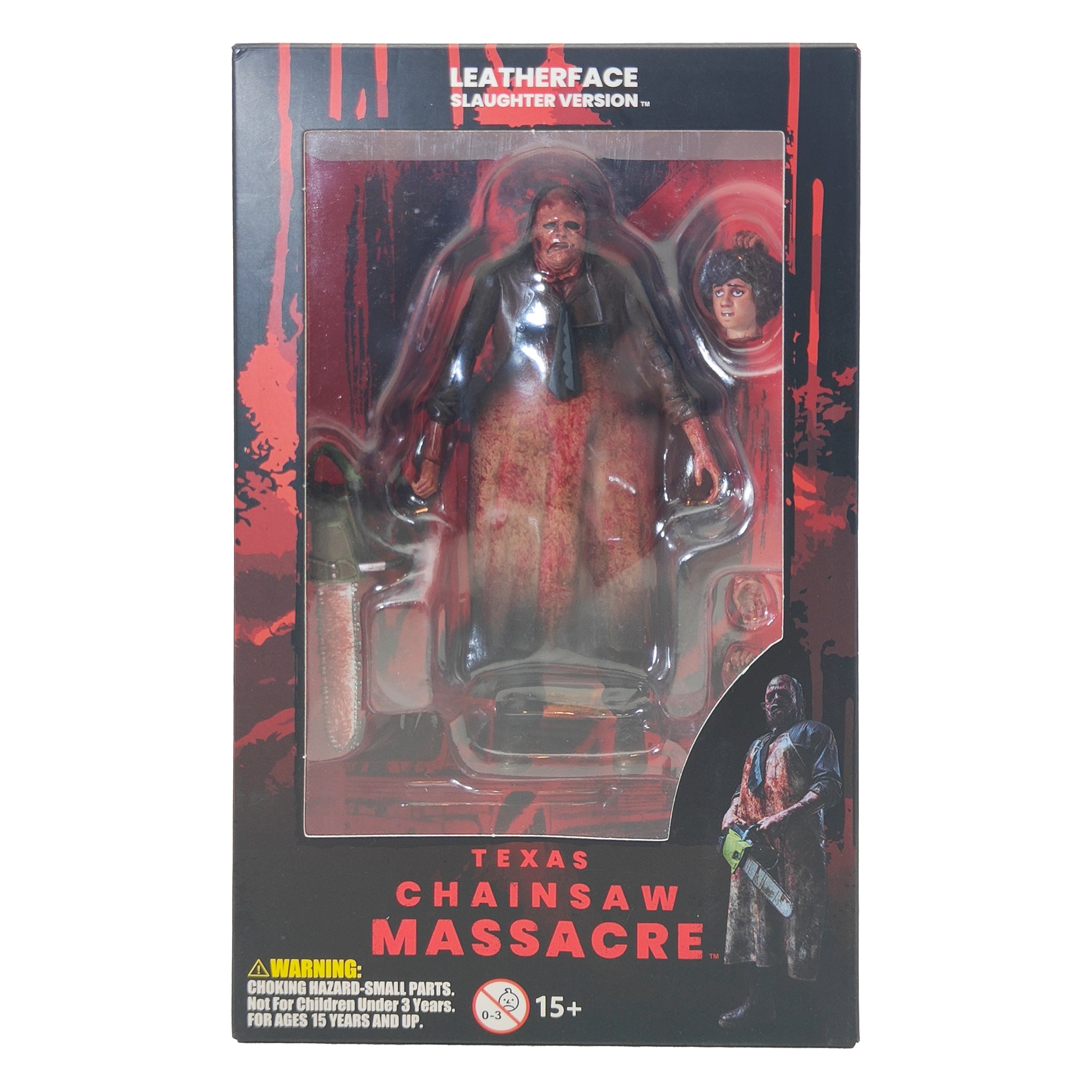 Texas Chainsaw Massacre 2022 Leatherface 1:18 Scale Slaughter Version Hiya Toys Action Figure Exquisite Mini Series 11cm – Texas Chainsaw Massacre, Hiya Toys, 11 cm, 2023, pre-owned collector piece, Uncanny Collectibles Dublin Ireland