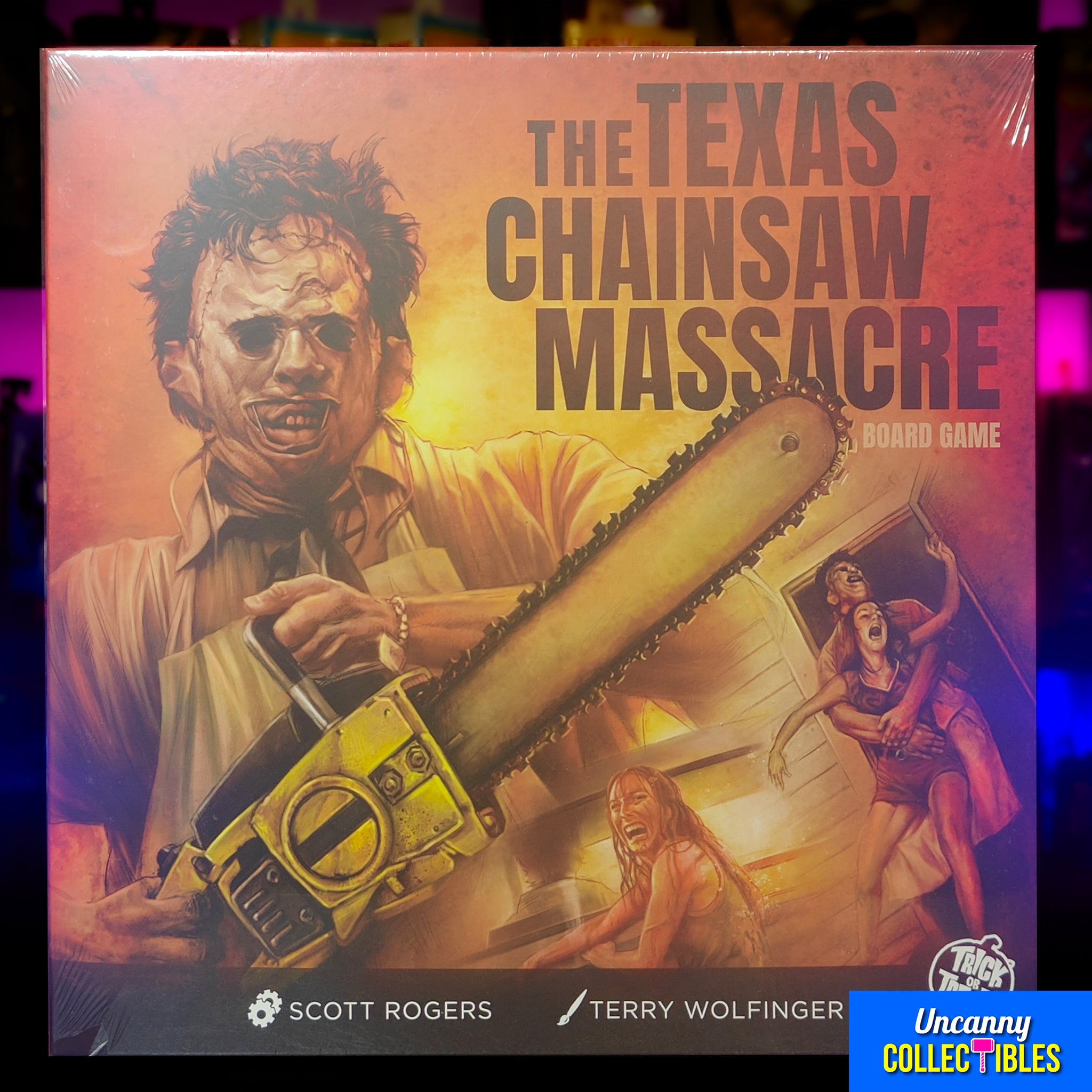 Texas Chainsaw Massacre Board Game Trick Or Treat Studios – Texas Chainsaw Massacre, Trick or Treat Studios, -, 2024, brand new collector item, Uncanny Collectibles Dublin Ireland