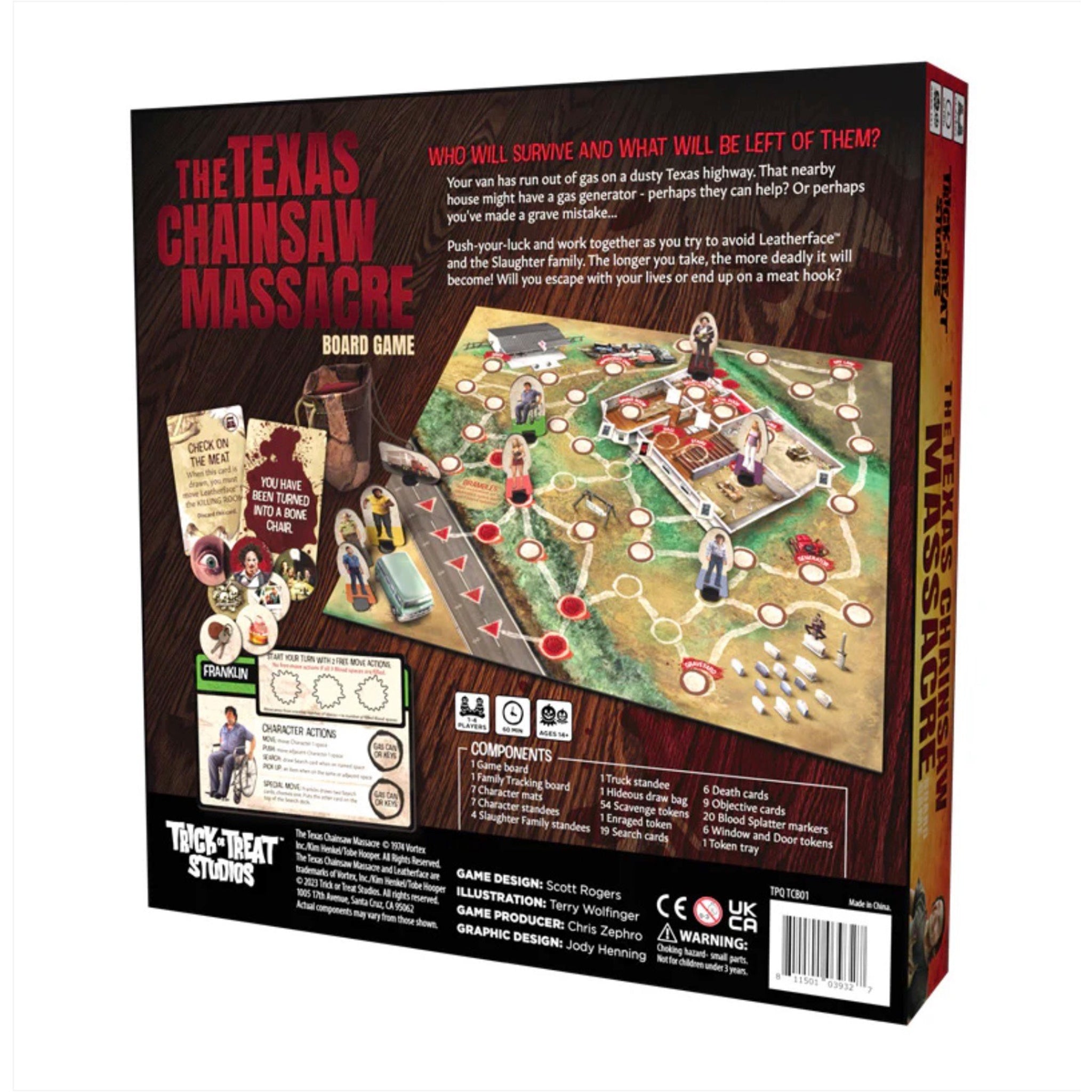 Texas Chainsaw Massacre Board Game Trick Or Treat Studios – Texas Chainsaw Massacre, Trick or Treat Studios, -, 2024, brand new collector item, Uncanny Collectibles Dublin Ireland