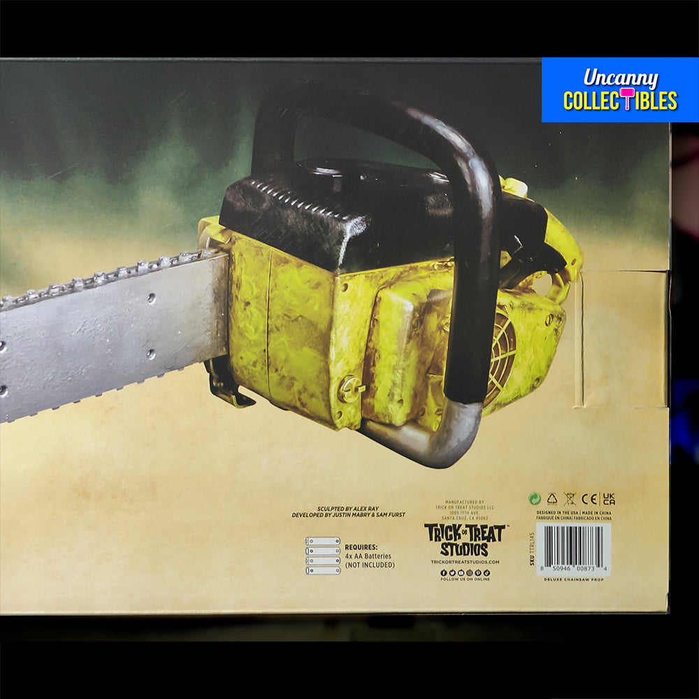 Buy Texas Chainsaw Massacre 1 1 Chainsaw Prop With Sound By Trick Or Treat Studios collectible online at Uncanny Collectibles