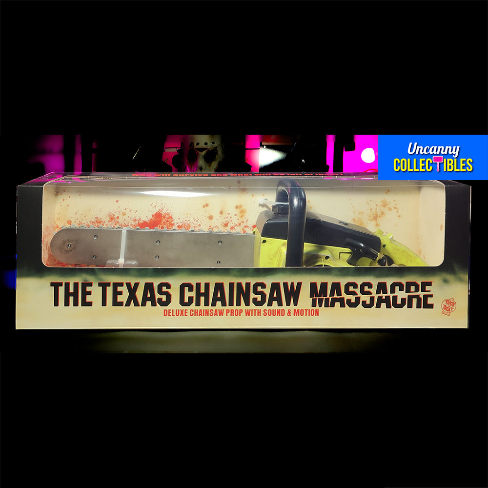 Buy Texas Chainsaw Massacre 1 1 Chainsaw Prop With Sound By Trick Or Treat Studios collectible online at Uncanny Collectibles