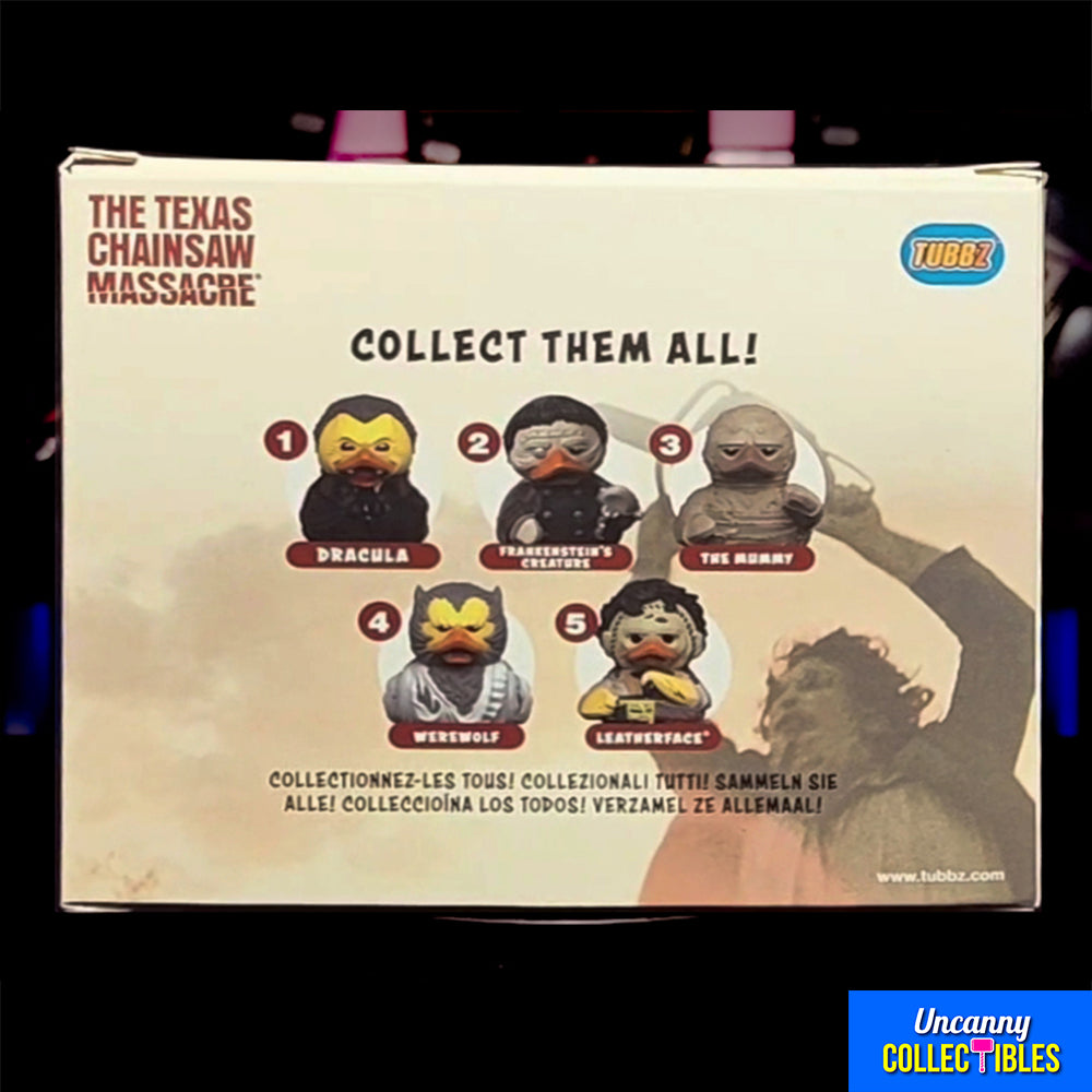 Texas Chainsaw Massacre Leatherface #5 Tubbz Boxed Edition Cosplaying Duck Collectible – Texas Chainsaw Massacre, Numskull, 10 cm, 2024, brand new collector item, Uncanny Collectibles Dublin Ireland