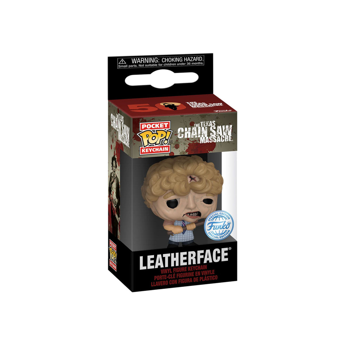 Texas Chainsaw Massacre Leatherface POP vinyl keychain 