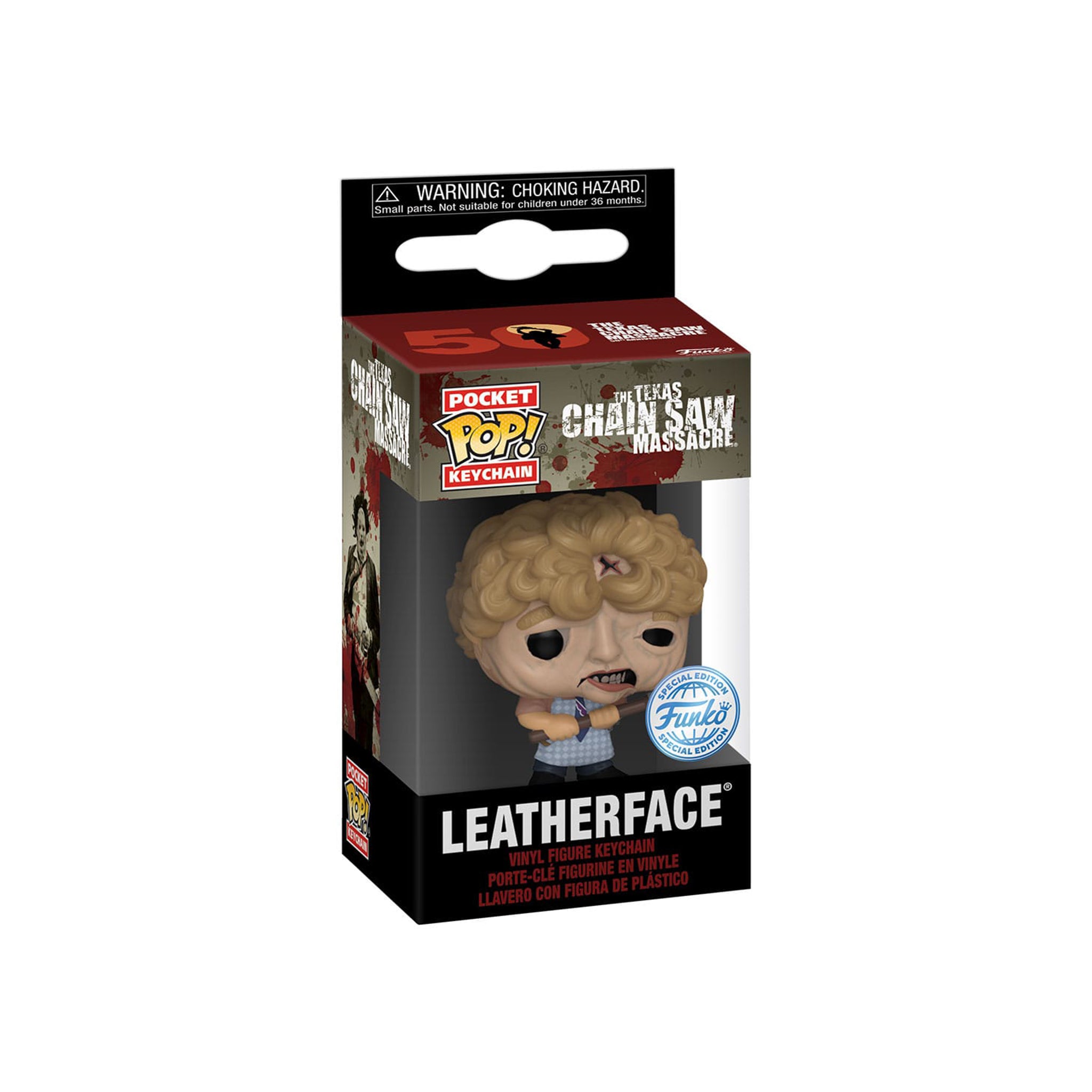 Texas Chainsaw Massacre Leatherface Funko POP Vinyl Keyring – Texas Chainsaw Massacre, Funko, 4 cm, 2024, brand new collector item, Uncanny Collectibles Dublin Ireland