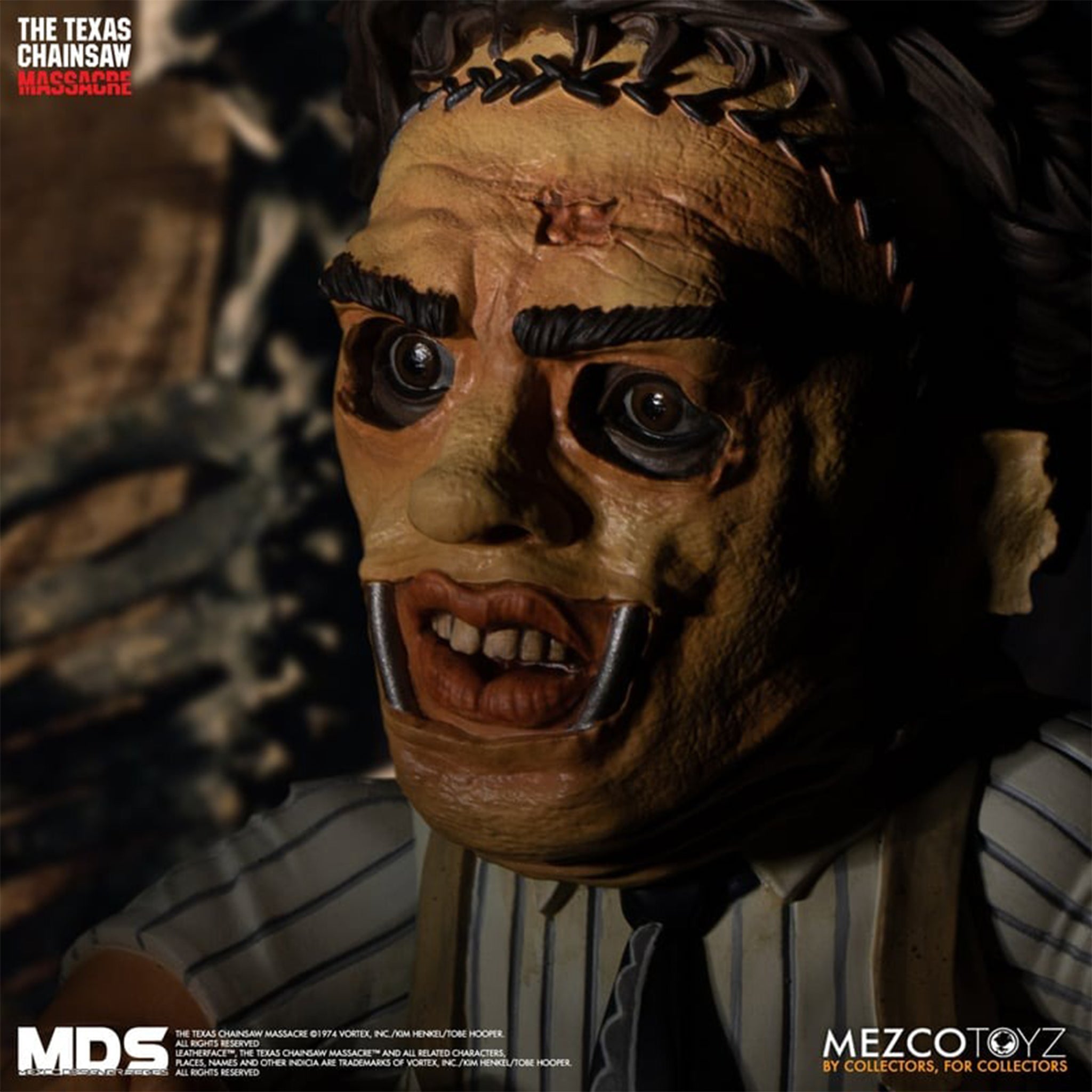 Texas Chainsaw Massacre Leatherface MDS Mezco Designer Series Action Figure 15cm