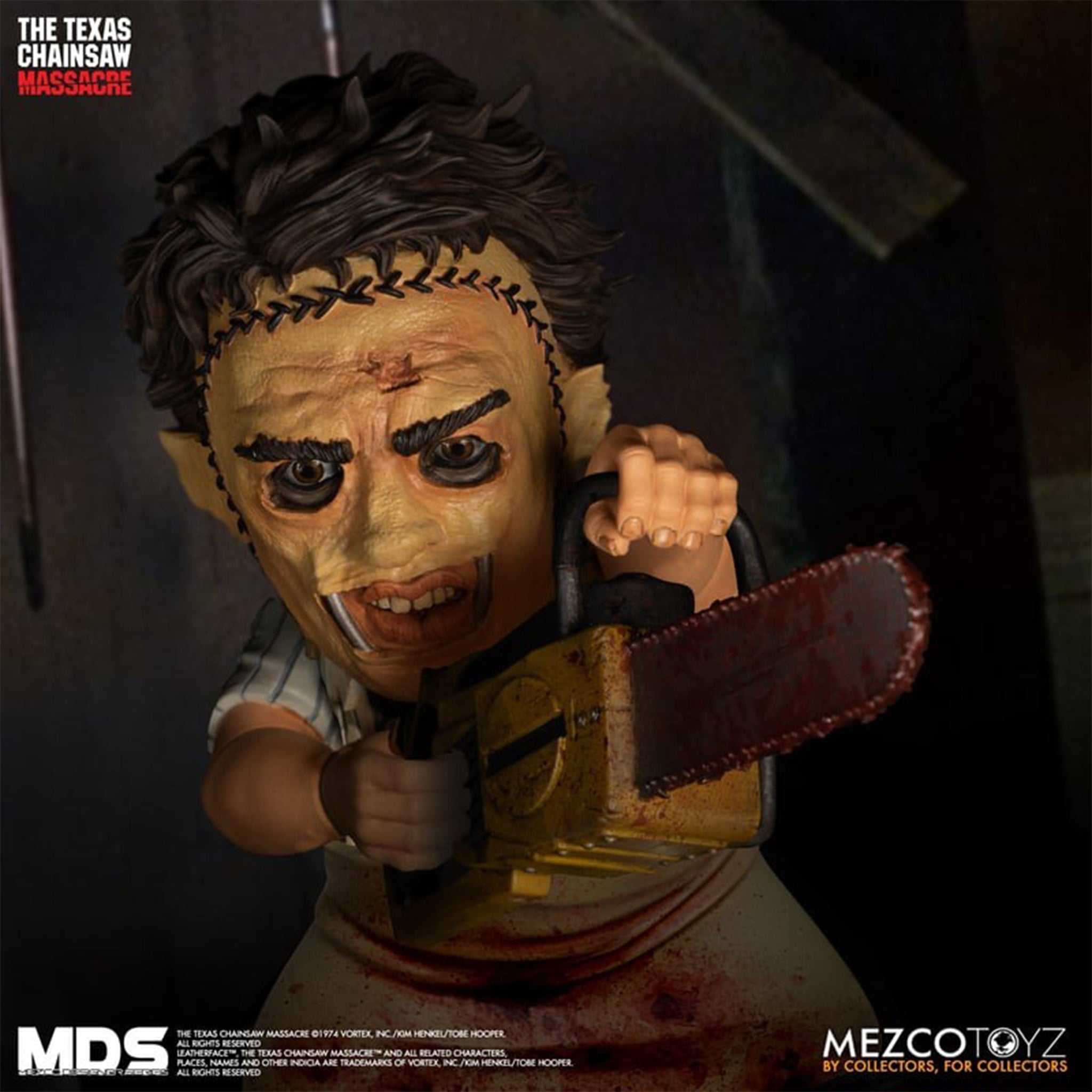Texas Chainsaw Massacre Leatherface MDS Mezco Designer Series Action Figure 15cm – Texas Chainsaw Massacre, Mezco Toyz, 15 cm, brand new collector item, Uncanny Collectibles Dublin Ireland