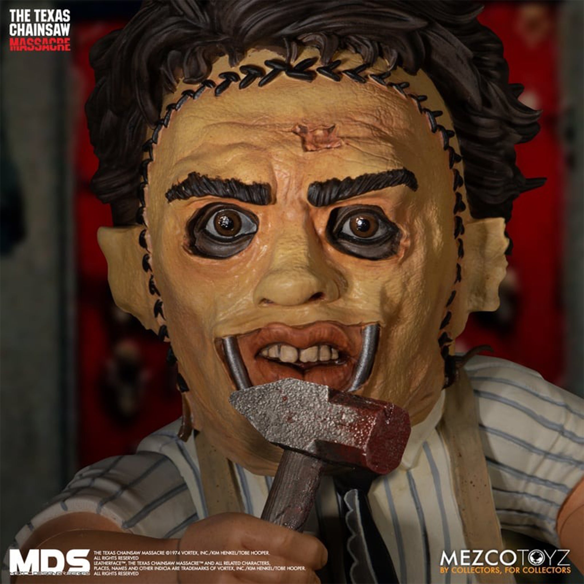 Texas Chainsaw Massacre Leatherface MDS Mezco Designer Series Action Figure 15cm