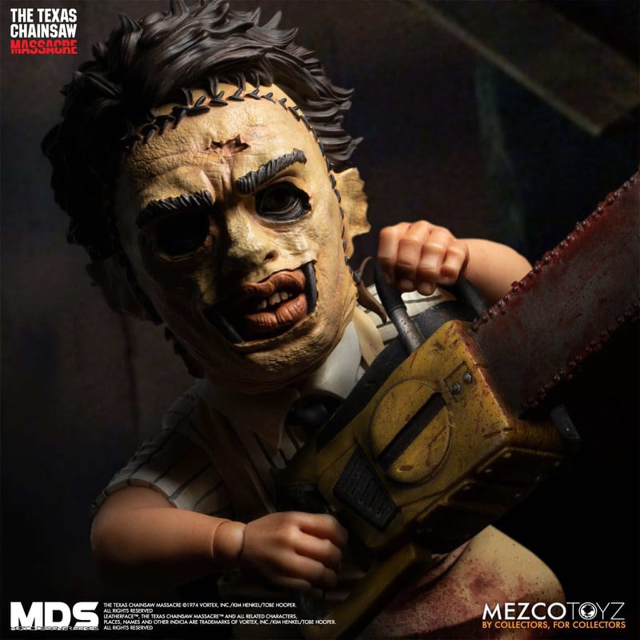 Texas Chainsaw Massacre Leatherface MDS Mezco Designer Series Action Figure 15cm