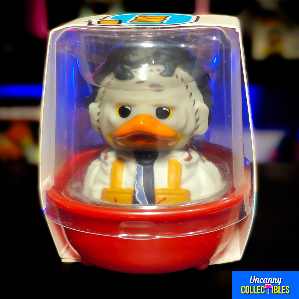 Texas Chainsaw Massacre Leatherface Mini Tubbz Cosplaying Duck Collectible – Texas Chainsaw Massacre, Numskull, 5 cm, 2024, brand new collector item, Uncanny Collectibles Dublin Ireland