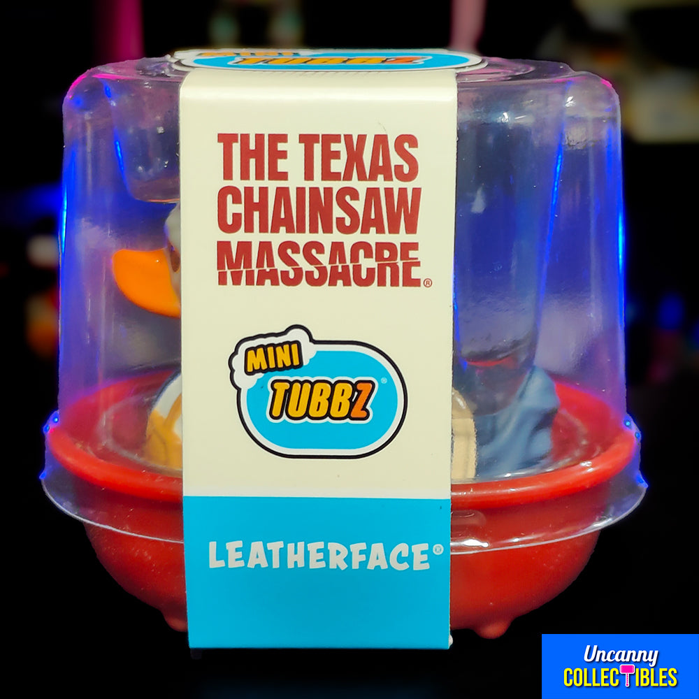 Texas Chainsaw Massacre Leatherface Mini Tubbz Cosplaying Duck Collectible – Texas Chainsaw Massacre, Numskull, 5 cm, 2024, brand new collector item, Uncanny Collectibles Dublin Ireland