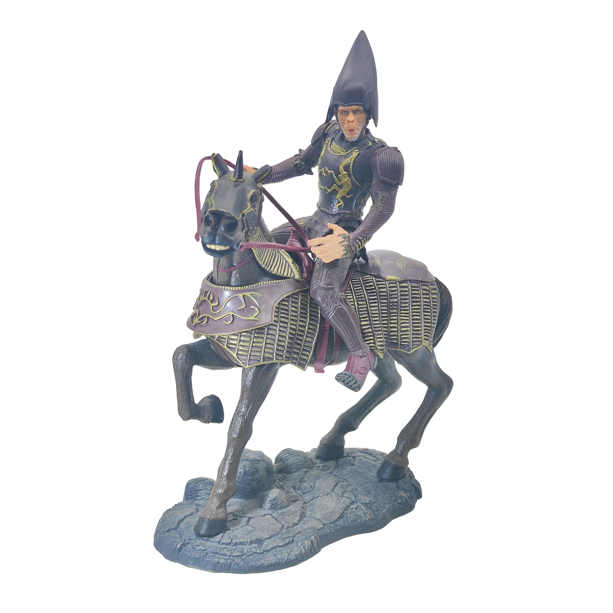 Thade With Battle Steed Planet Of The Apes 2001 Hasbro Action Figure 15cm – Movie Icons & Heroes, Hasbro, 15 cm, 2001, pre-owned collector piece, Uncanny Collectibles Dublin Ireland