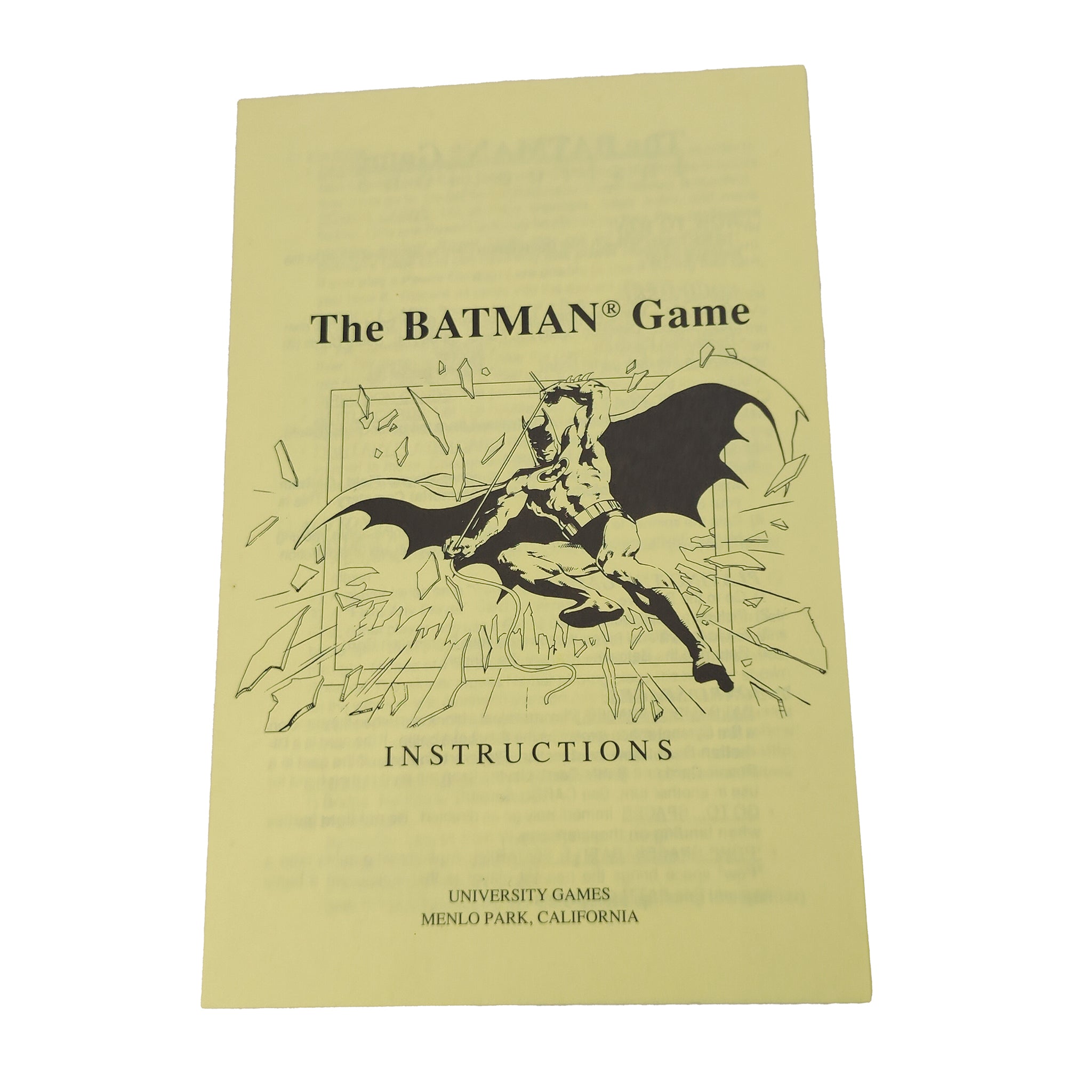 The Batman Game 50th Anniversary Edition Glow in the Dark 1989 – Batman, Vintage Brands, -, 1989, pre-owned collector piece, Uncanny Collectibles Dublin Ireland