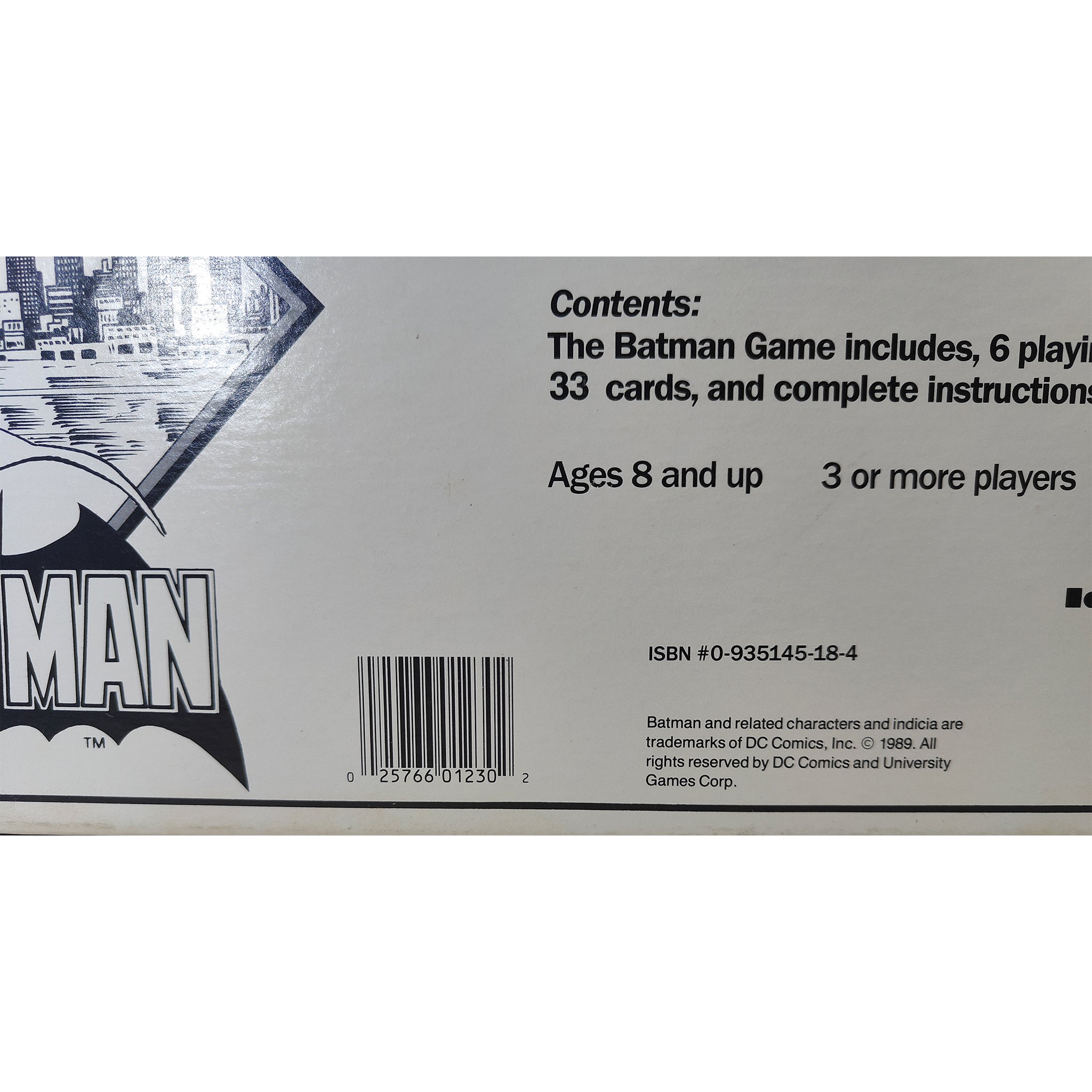 The Batman Game 50th Anniversary Edition Glow in the Dark 1989
