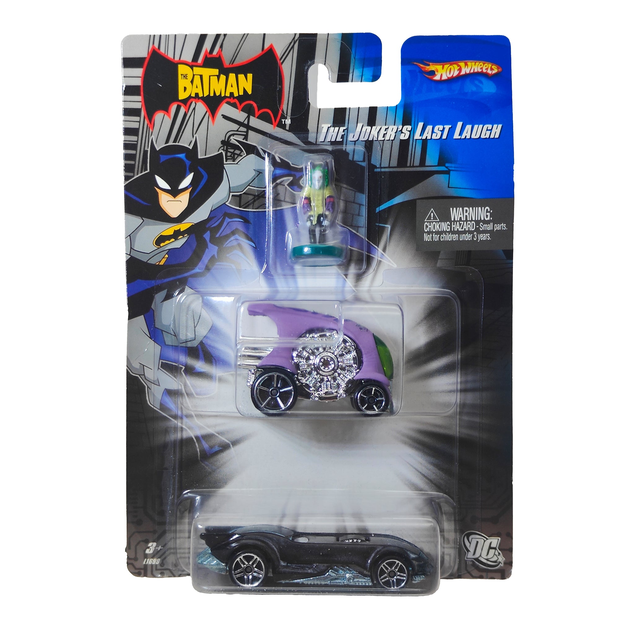 The Batman Joker's Last Laugh Hot Wheels 2 Car Set and Figure 2006