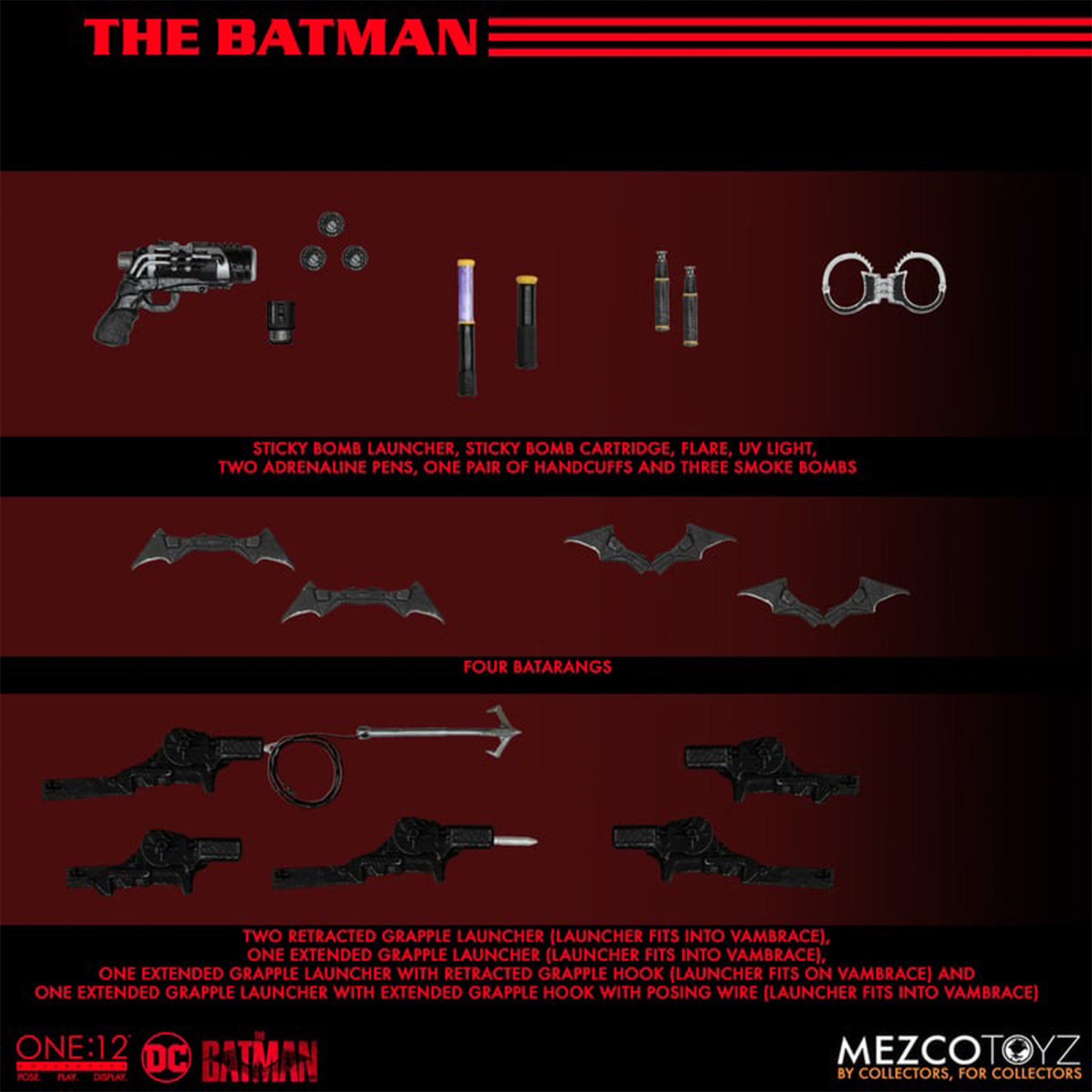 The Batman Mezco Toyz One:12 Collective Action Figure 17cm – Batman, Mezco Toyz, 17 cm, brand new collector item, Uncanny Collectibles Dublin Ireland