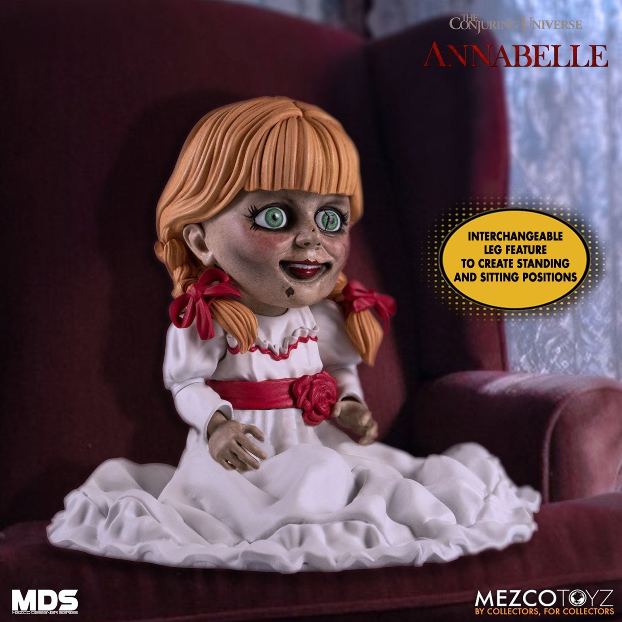 The Conjuring Annabelle MDS Mezco Designer Series Roto Plush Figure