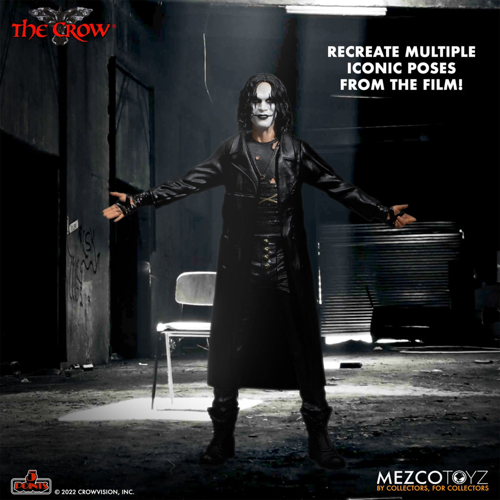 The Crow 5 Points Deluxe Mezco Toyz Box Set, Movie Icons & Heroes, 9.5cm, 2022, new