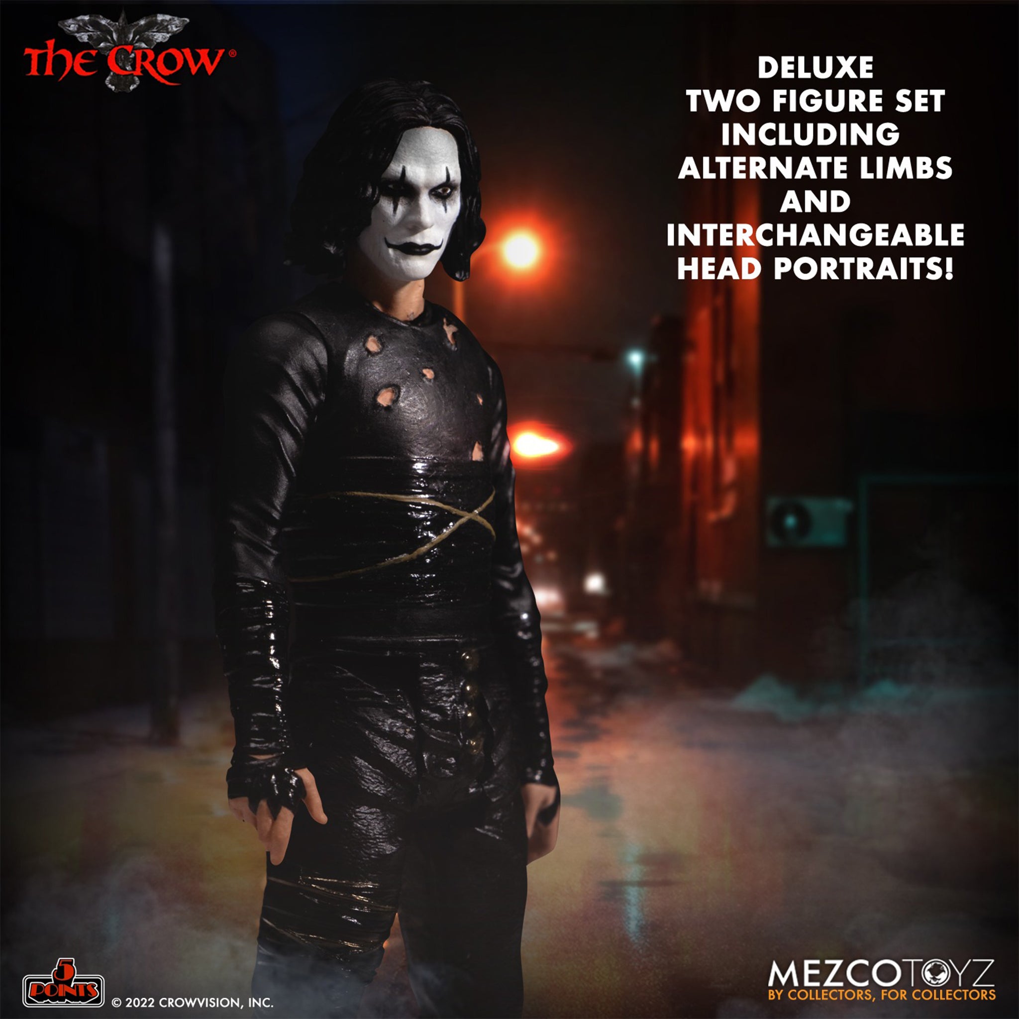 The Crow 5 Points Deluxe Mezco Toyz Box Set – photo 3 of 9