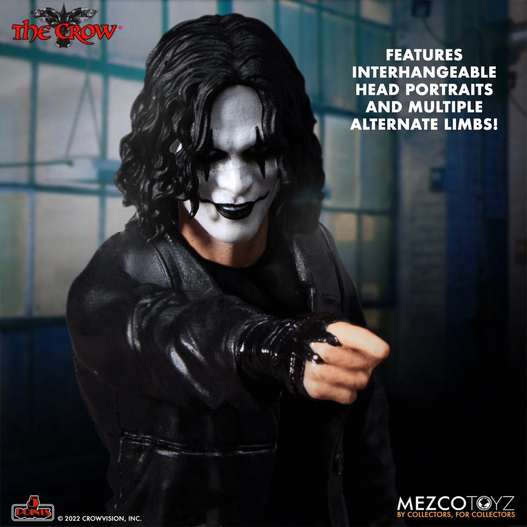 The Crow 5 Points Deluxe Mezco Toyz Box Set – photo 4 of 9