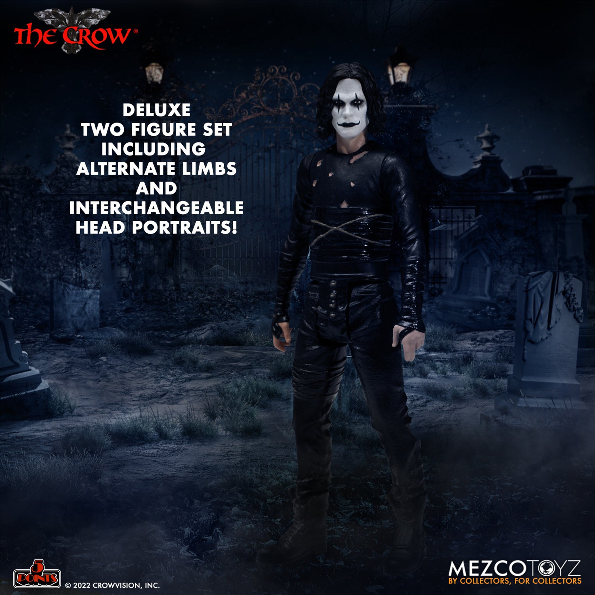 The Crow 5 Points Deluxe Mezco Toyz Box Set – photo 6 of 9