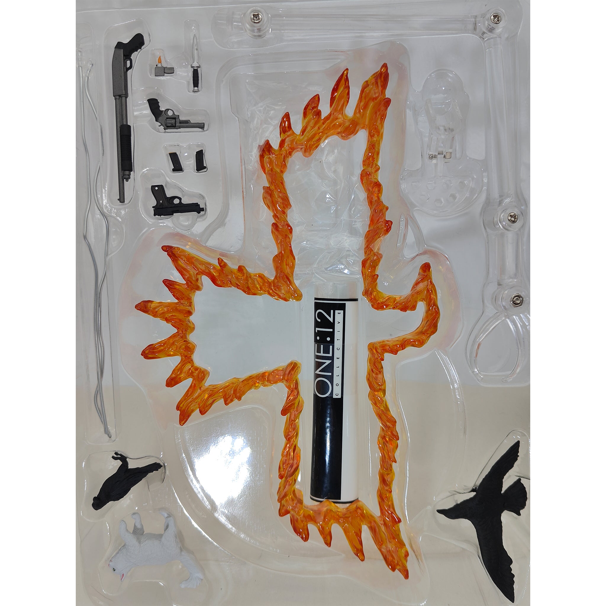 The Crow Eric Draven One:12 Collective Action Figure 2022 17cm – Movie Icons & Heroes, Mezco Toyz, 17 cm, 2022, pre-owned collector piece, Uncanny Collectibles Dublin Ireland